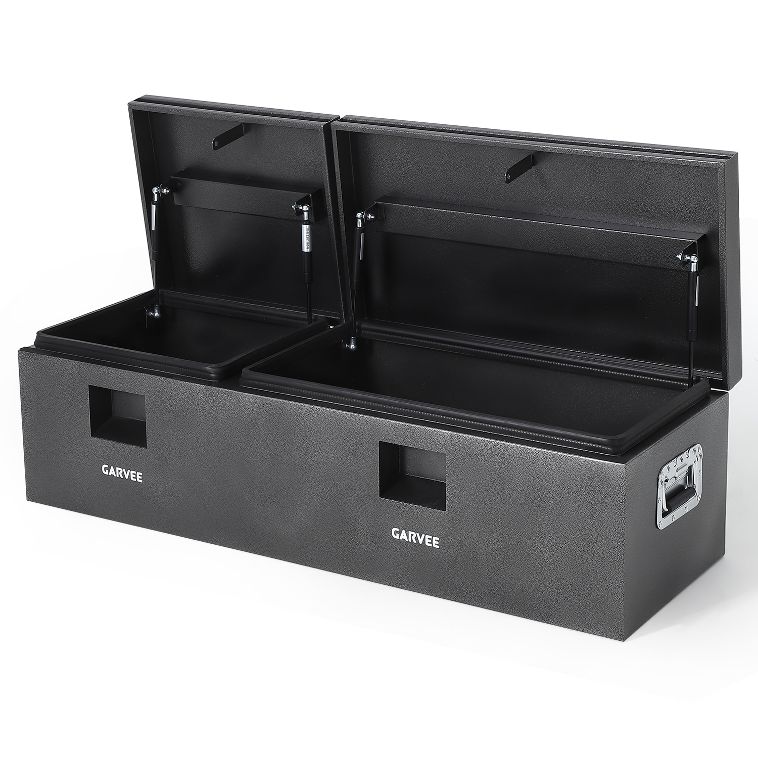Garvee - Heavy Duty Steel Truck Bed Tool Box Truck Tool Box with Side Handle Waterproof Trailer S...