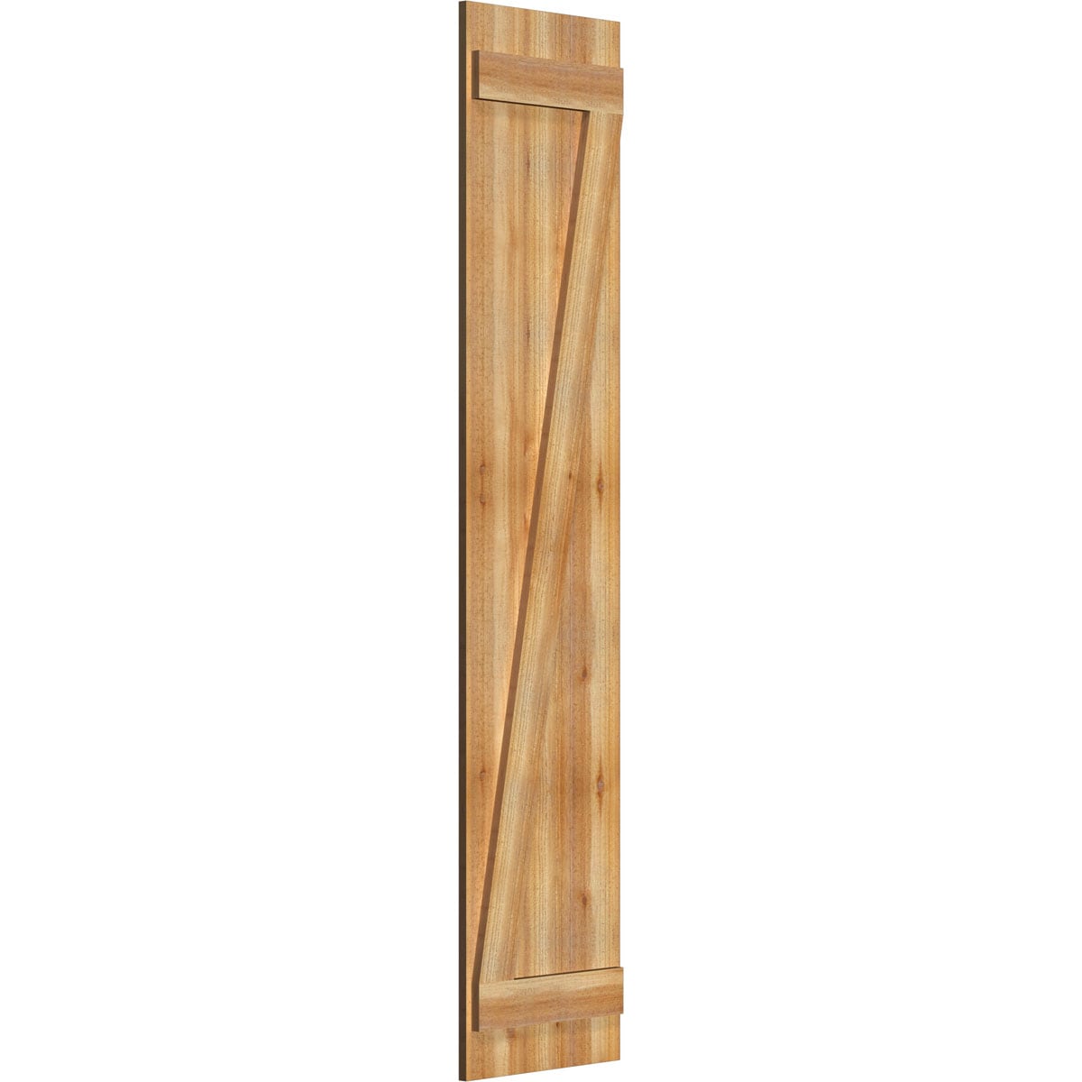Ekena Millwork RBJ06Z16X076RWR Exterior-Shutters - View #2