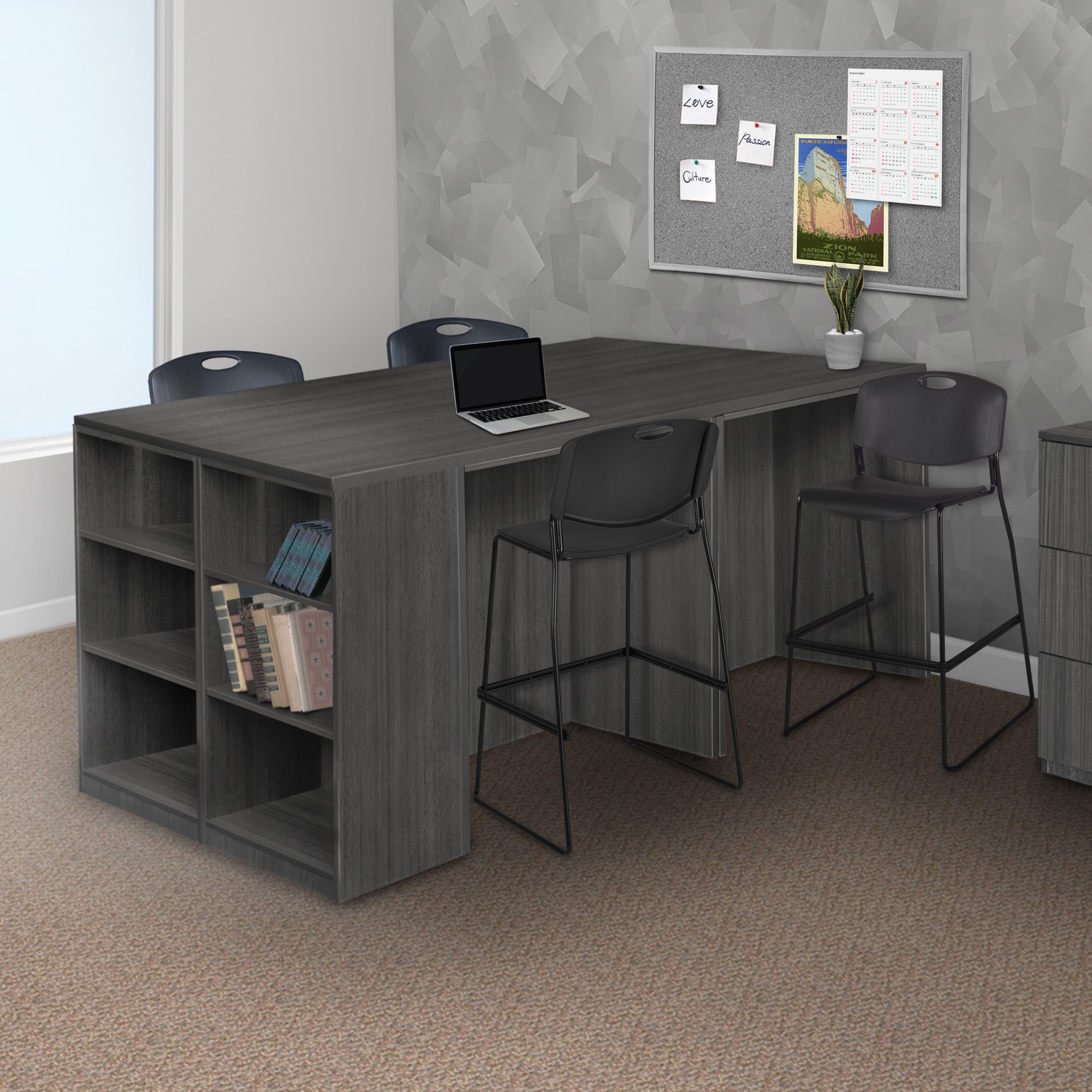 Regency LSSDQUAD8546AG desks - View #7