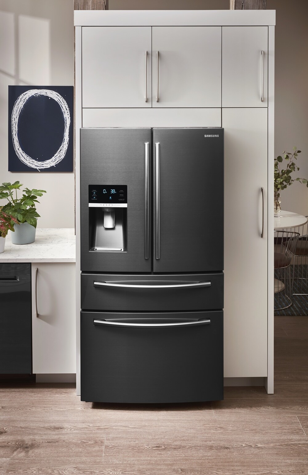 Samsung 28.15-cu ft 4-Door French Door Refrigerator with Ice Maker ...