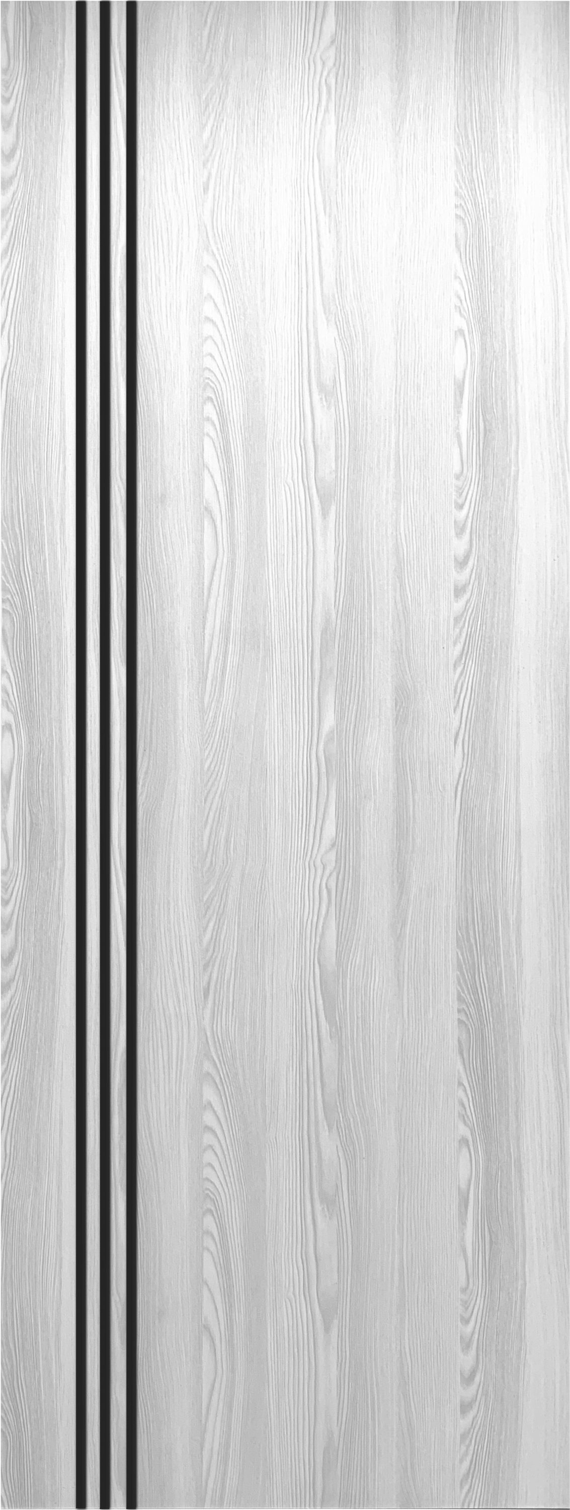 Valusso Design VD123865 Gainesville 24-in x 80-in Ice Maple Flush Textured Hollow core Prefinished Pine Wood Slab Door