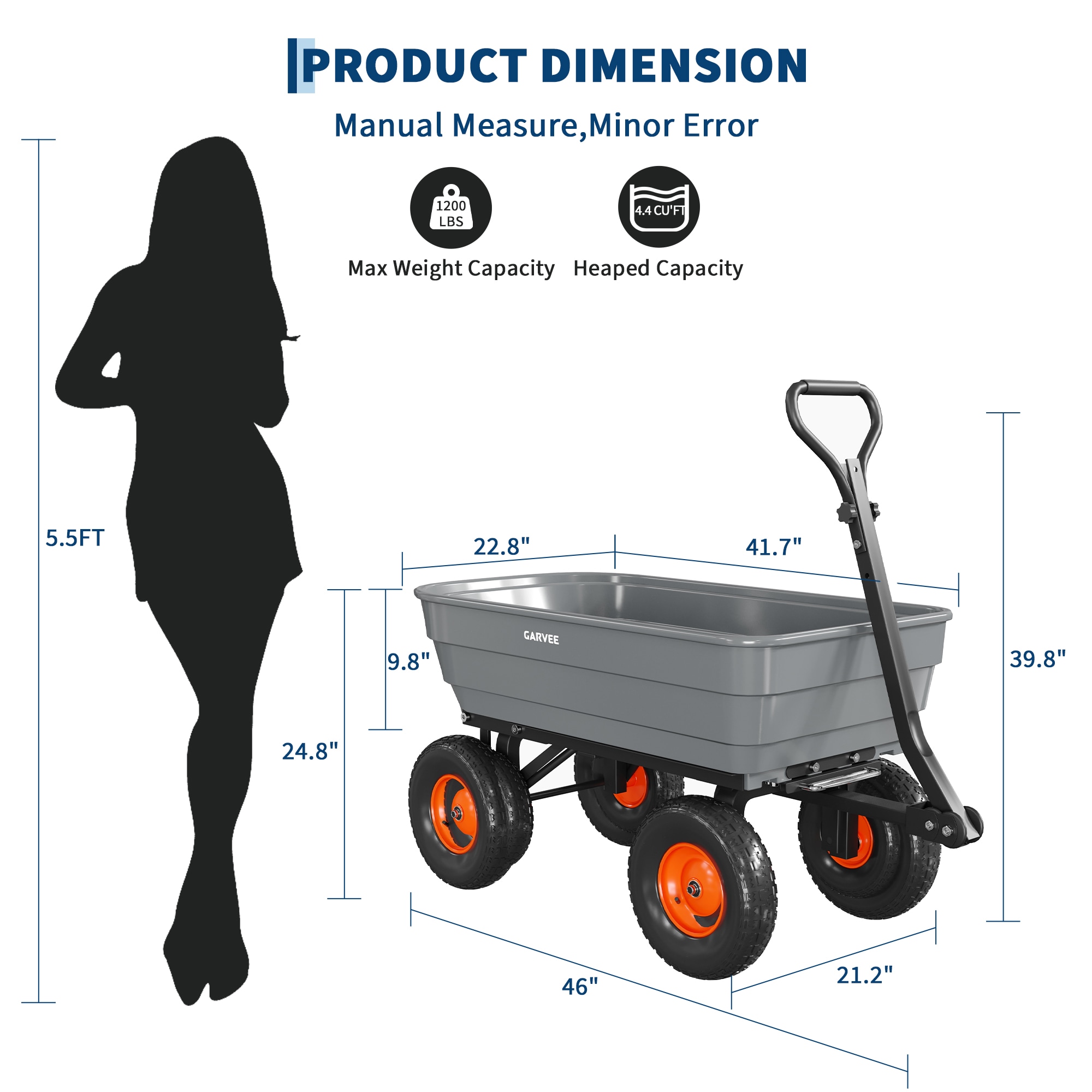 Garvee ADU-8U3E9JS Yard-Carts - View #2
