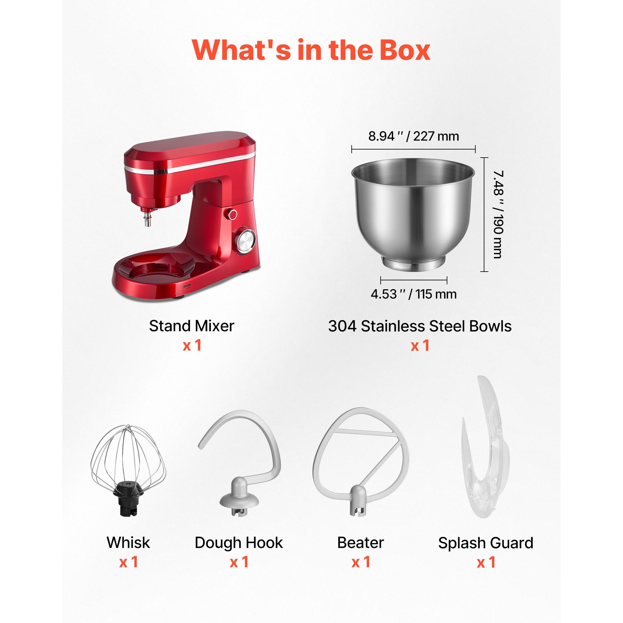 VEVOR CJBTMSJBJWDSF7PC41V1 Stand-Mixers - View #4