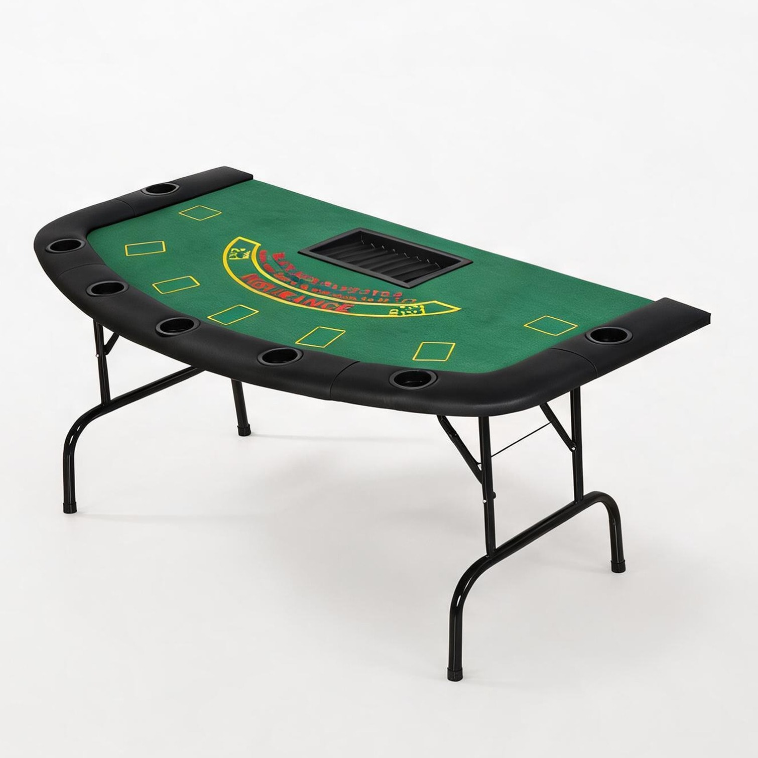 SunJet 72 in Game Tables combining Storage Folding Design and padded rails with MDF+Steel