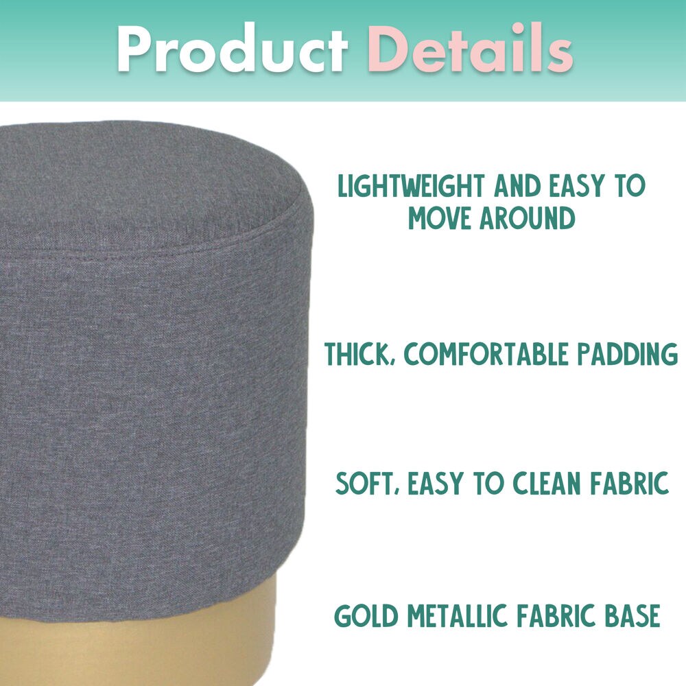 Critter Sitters CSVNTYSTOOL-GRY Vanity-Stools - View #9