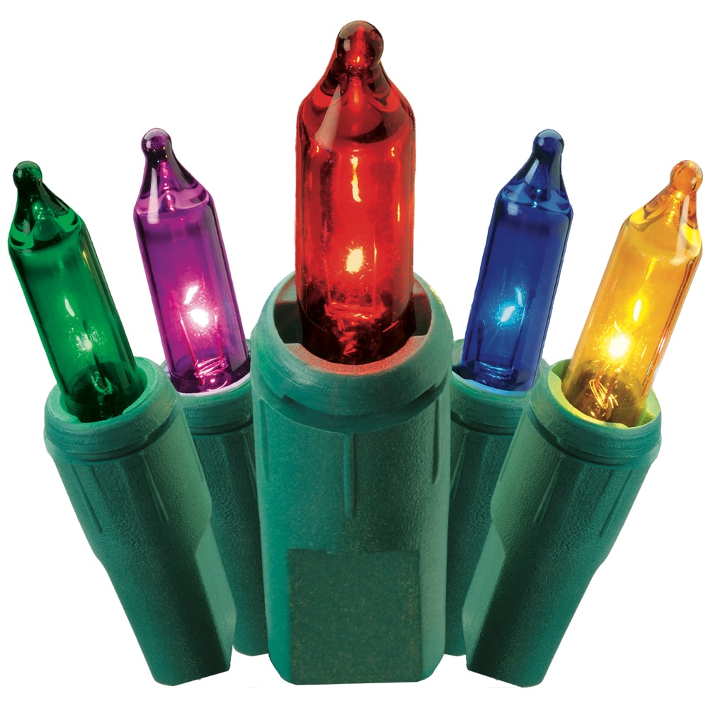 Novelty Lights Multicolored 100 Light Incandescent Mini Christmas