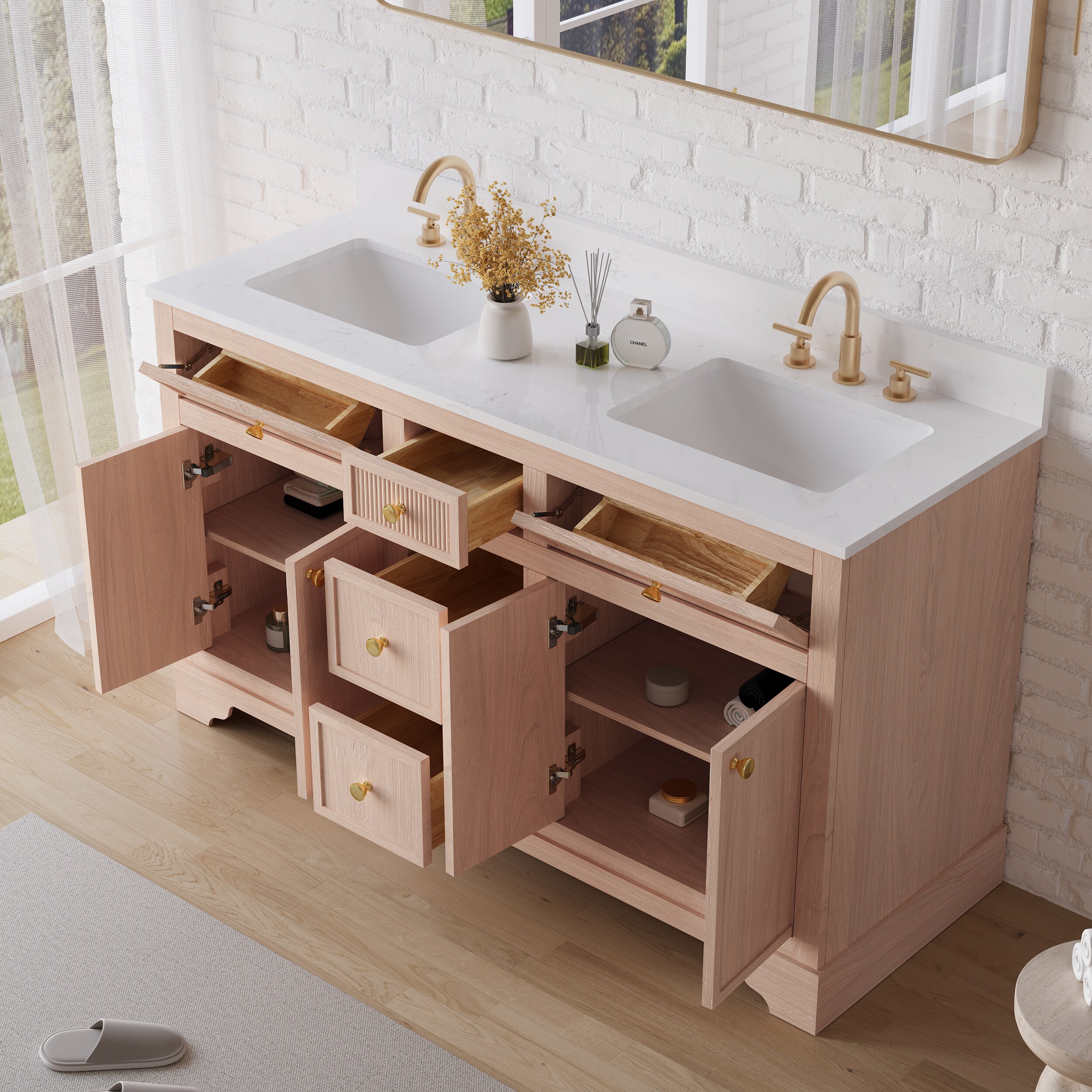 WELLFOR EX-VEBV48GR Bath-Vanity-Combo - View #8