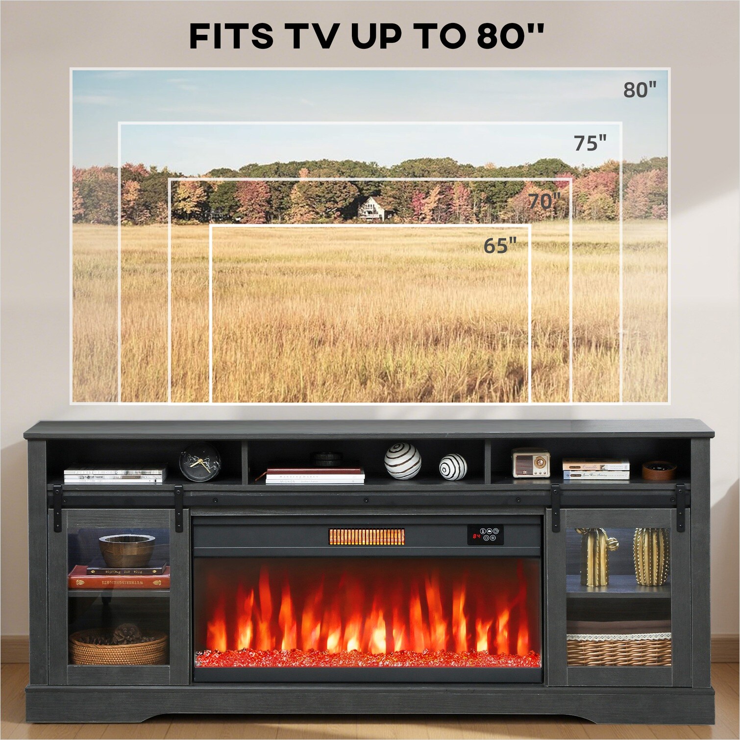 SunJet CJ1IL762KMPF Electric-Fireplaces - View #3