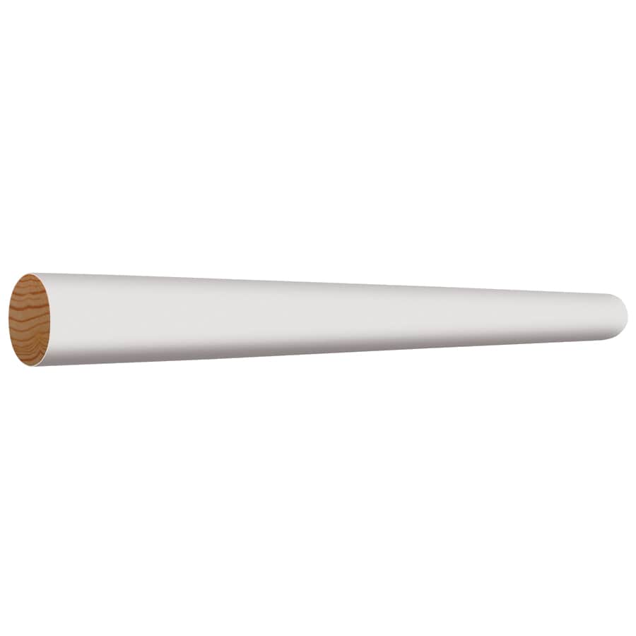 RELIABILT 233 8 VNLVL 96-in L x 1.3125-in H Vinyl wrapped wood Closet Rod