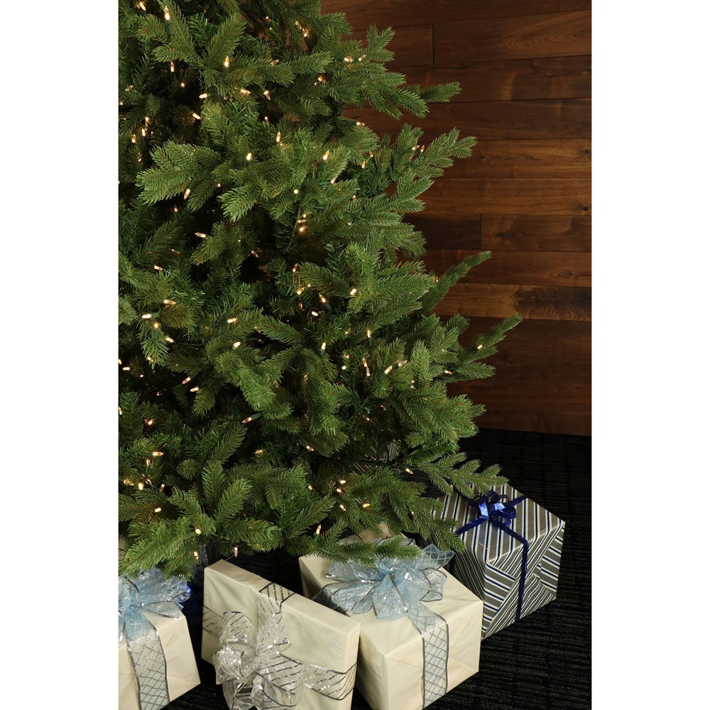7.5-Ft White Foxtail Pine Artificial Christmas Tree with Smart Lights