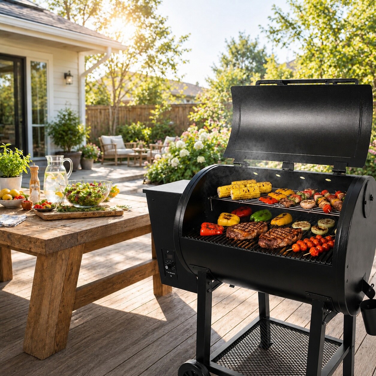JVFCXXV LJV0711C118 Gas-Grill-Cookgrates-Warmracks - View #9