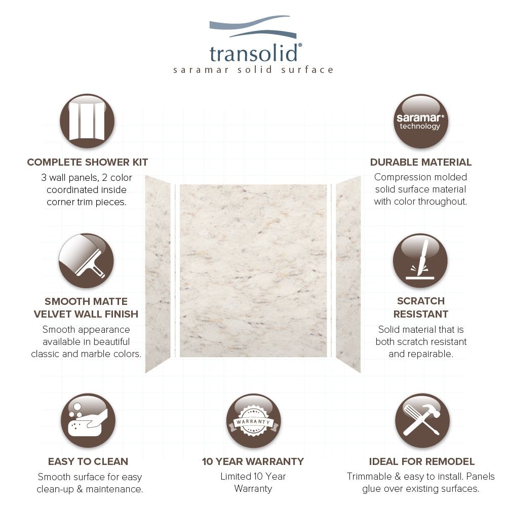 Transolid SWK603672-48V Shower-Wall-Surrounds - View #5