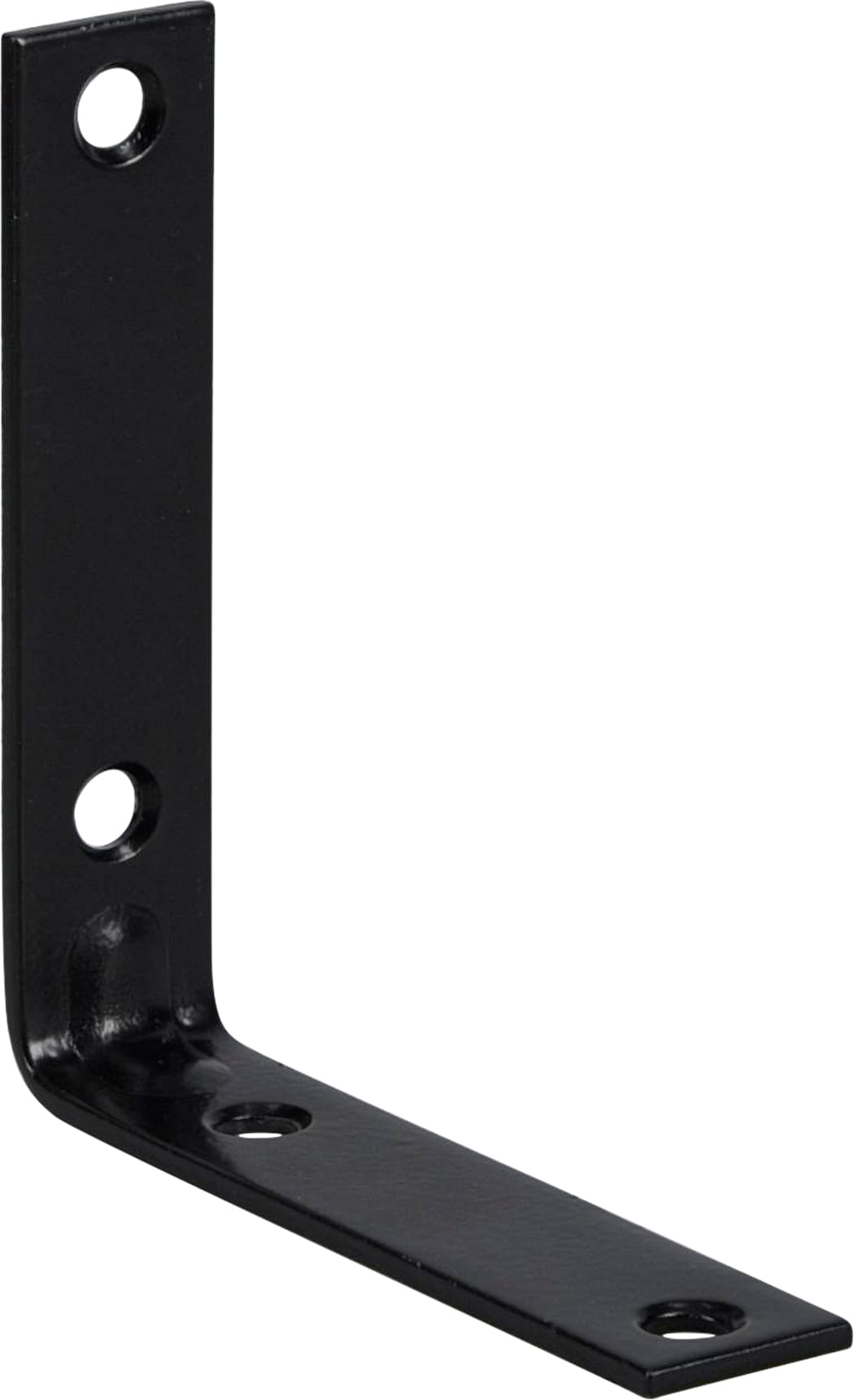 RELIABILT 605744 4-in x 0.875-in x 4-in Black Steel Corner brace