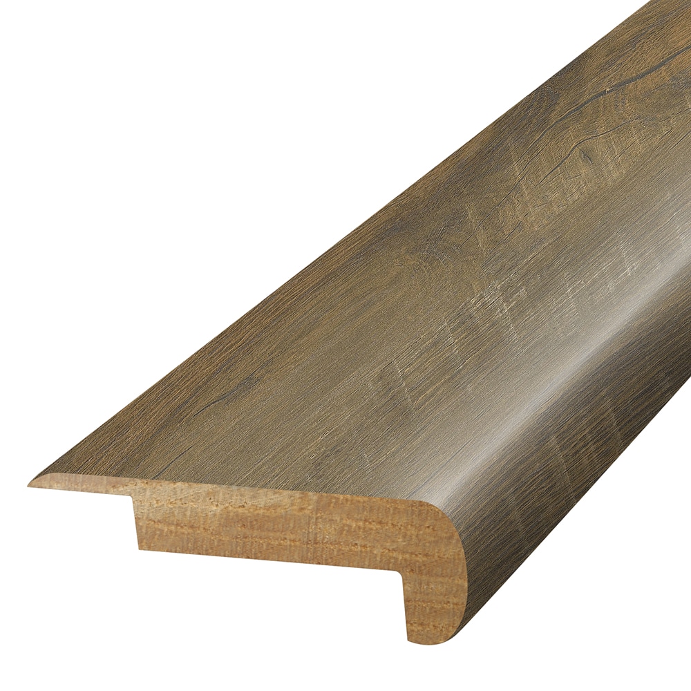 Project Source Misty River Oak 3/4-in T x 2-1/4-in W x 78.7-in L Prefinished Laminate wood Stair Nosing Floor Moulding Trim