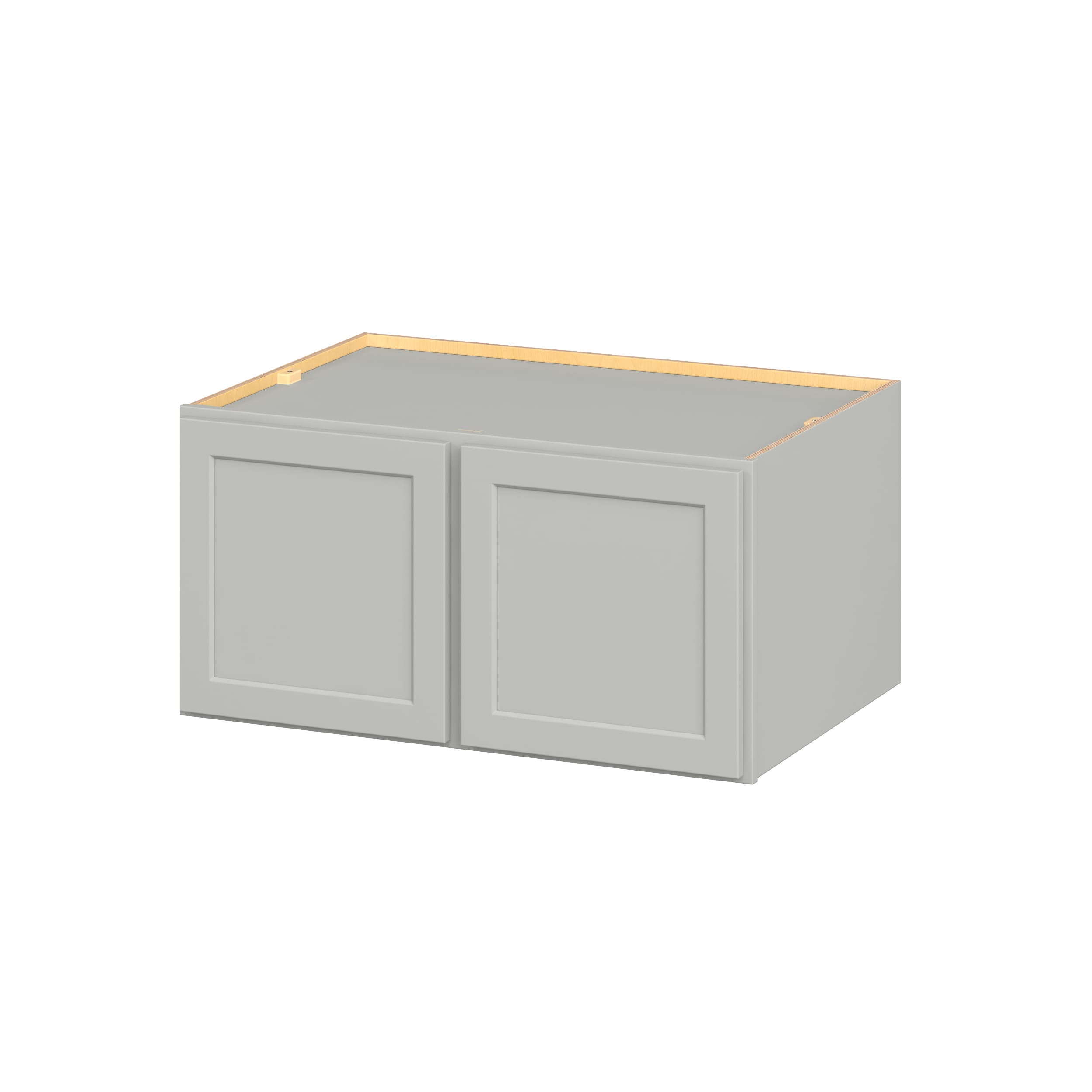 Hugo&Borg W361824-JA PRO Jasper 36-in W x 18-in H x 24-in D Whisper Gray Wall Ready to assemble Plywood Cabinet (Flat Panel Shaker)