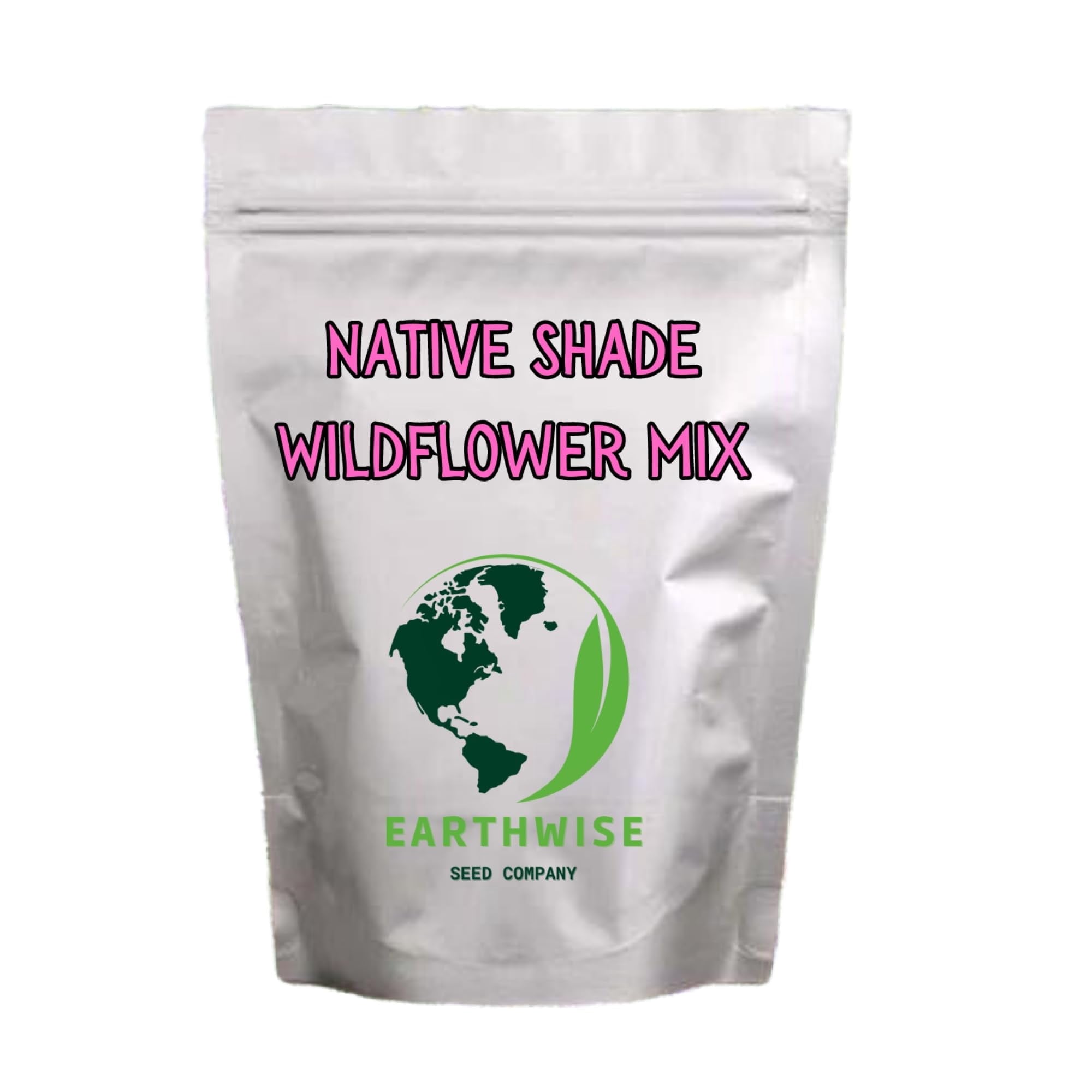 Earthwise - Shady Native Wildflower Seed Mix for Shade Gardens and Pollinator Areas- Shade Toler...