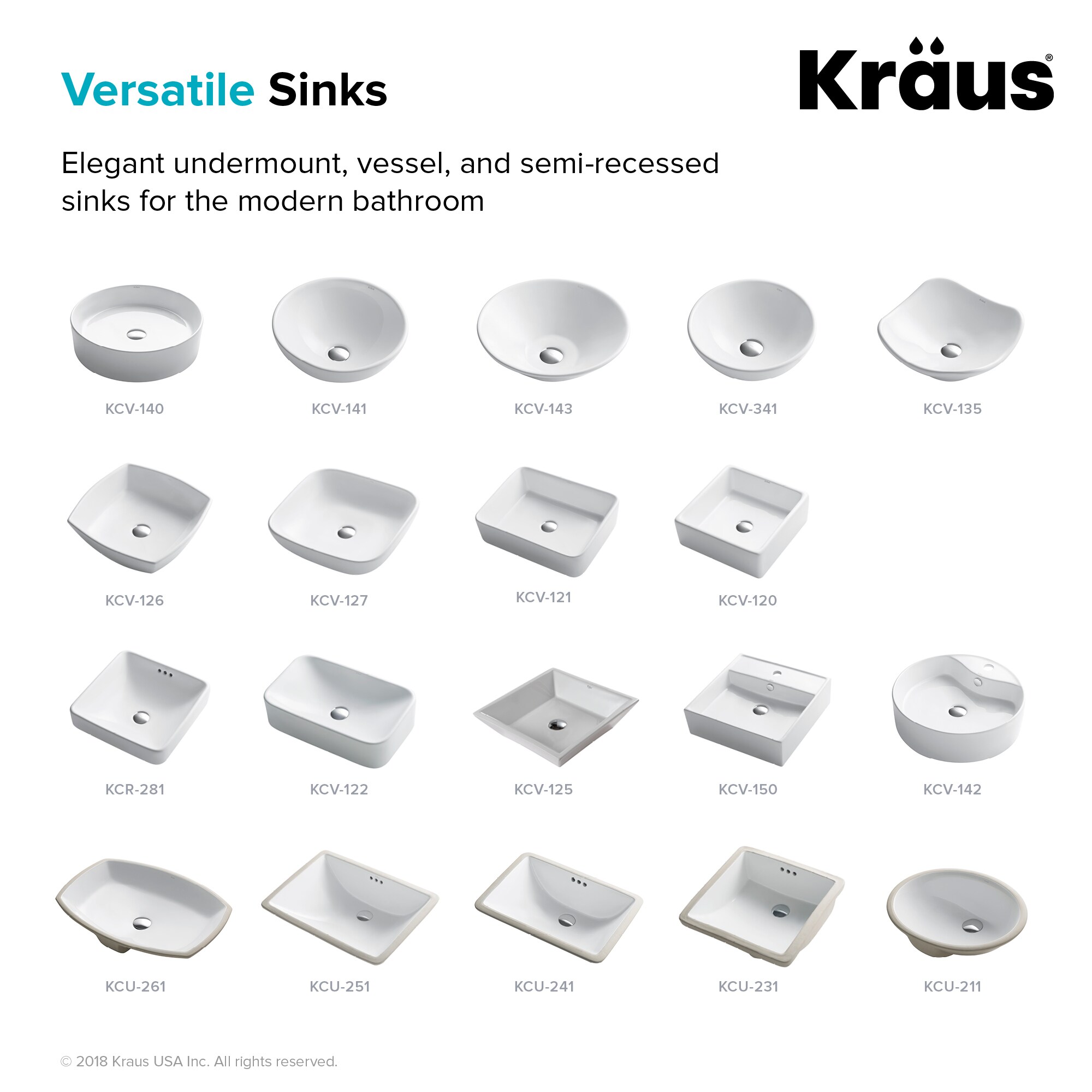 Kraus KCV-141 Bath-Sink - View #8