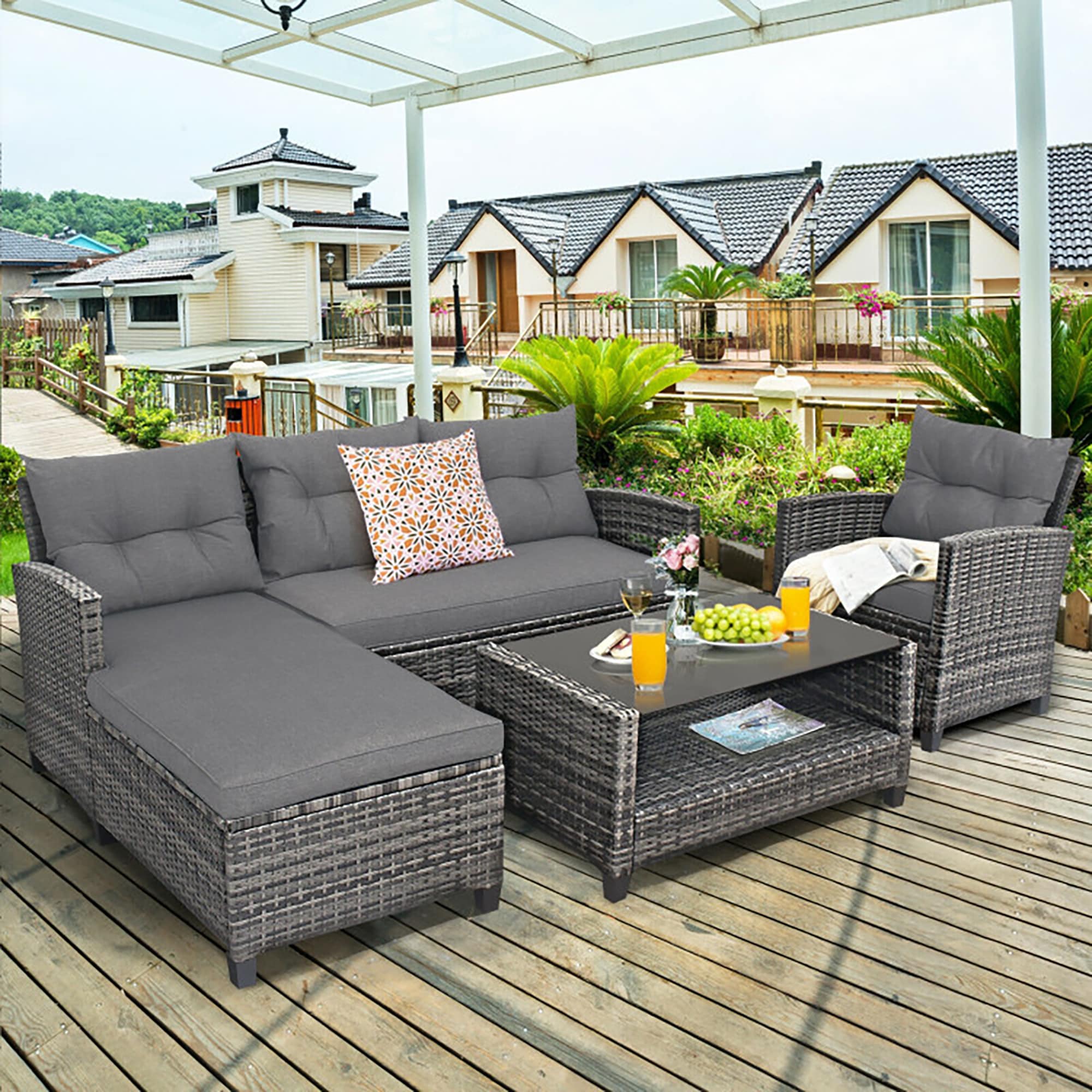 CASAINC WF-HW49647DBN+ Patio-Conversation-Sets - View #2