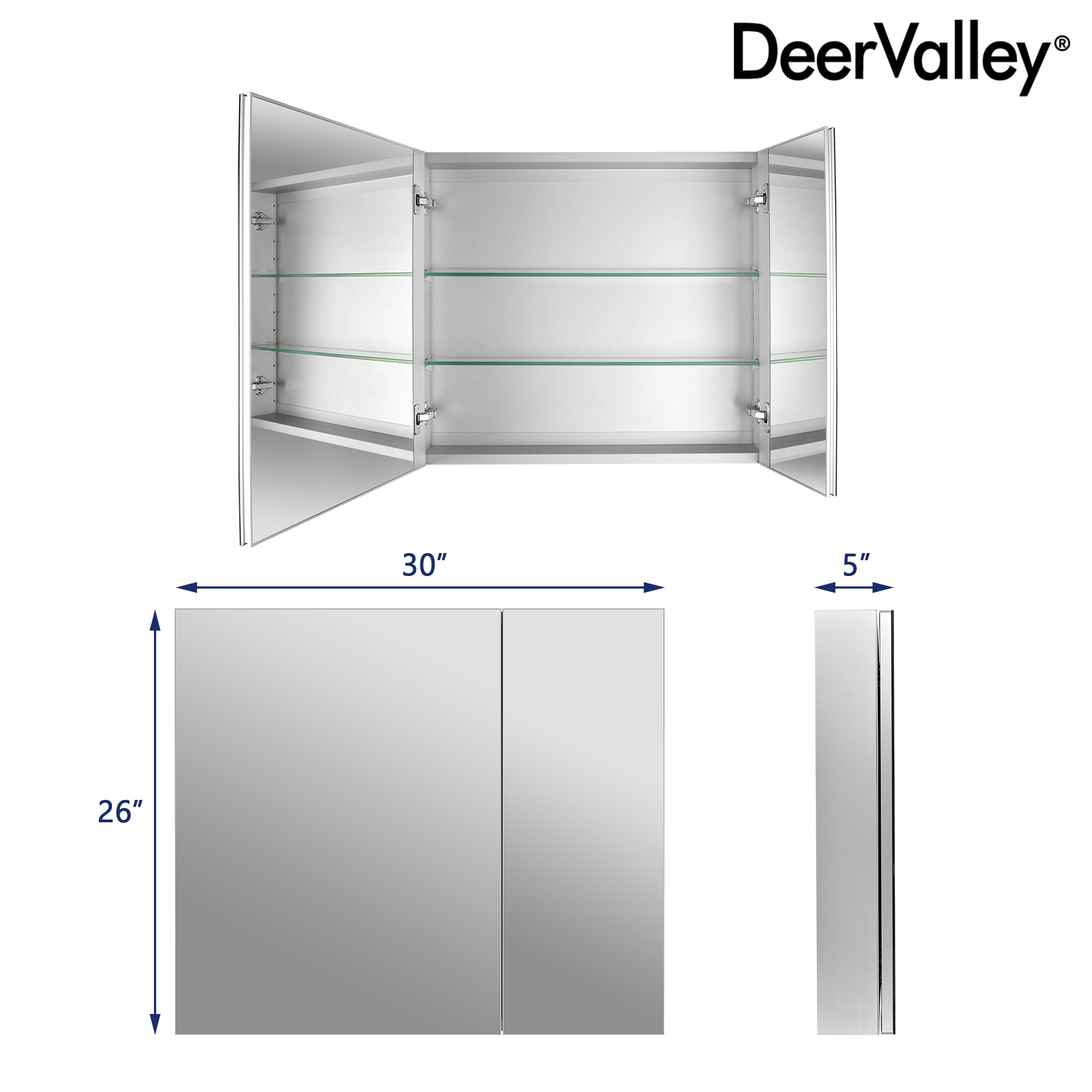 DeerValley DV-1MC0148 Bathroom-Medicine-Cabinets - View #11