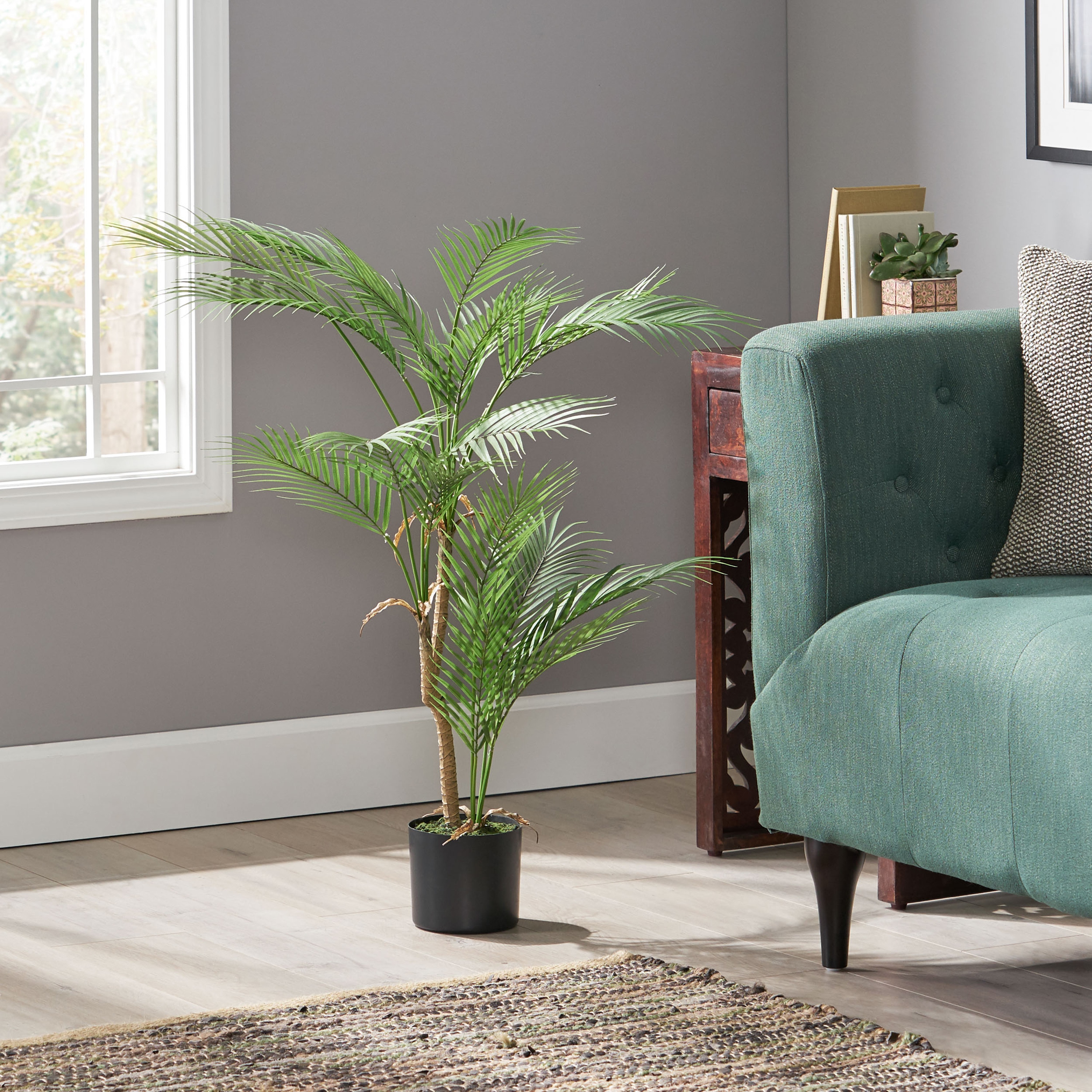 Christopher Knight Home 314287 Troup 100CM Artificial Palm Tree Green