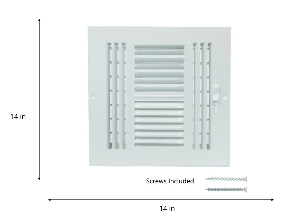 RELIABILT 5141414WH Sidewall-Ceiling-Registers - View #2