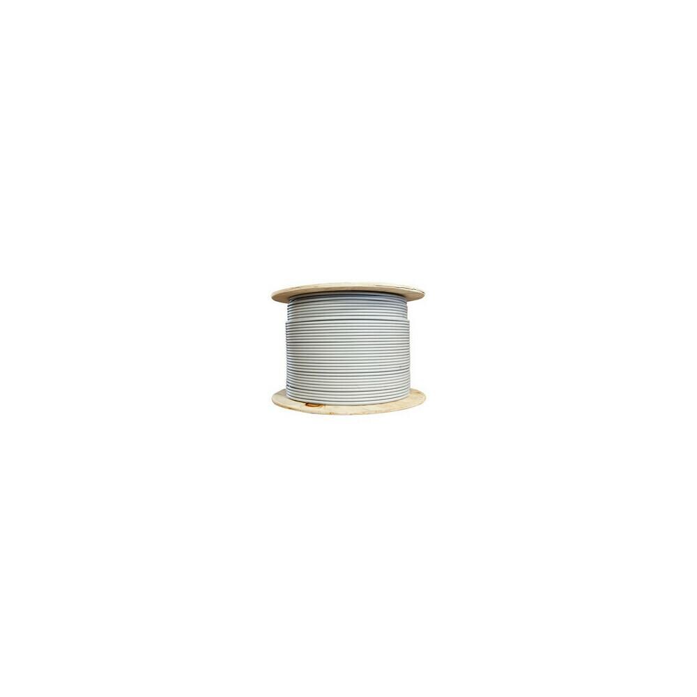  ZX9CDLW5209 100 ft. Bulk Cat6a Gray Ethernet Cable with Stranded Unshielded Twisted Pair, Spool