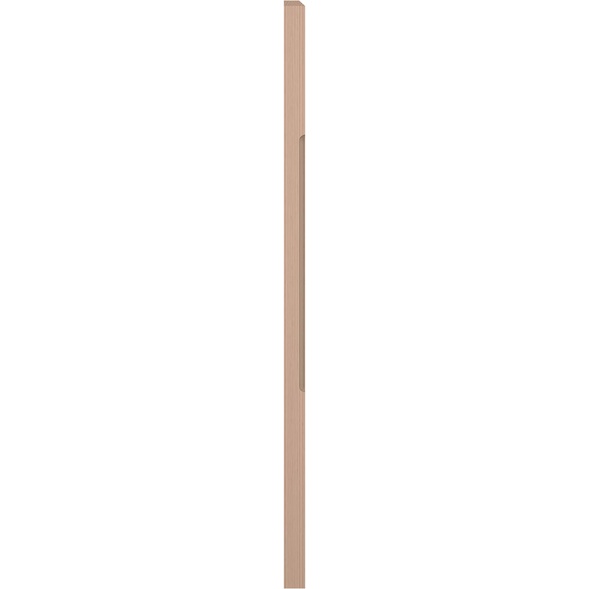 L.J. Smith Stair Systems LJC-4000 1-2-M 3.25-in x 48-in Unfinished Maple Stair Newel Post