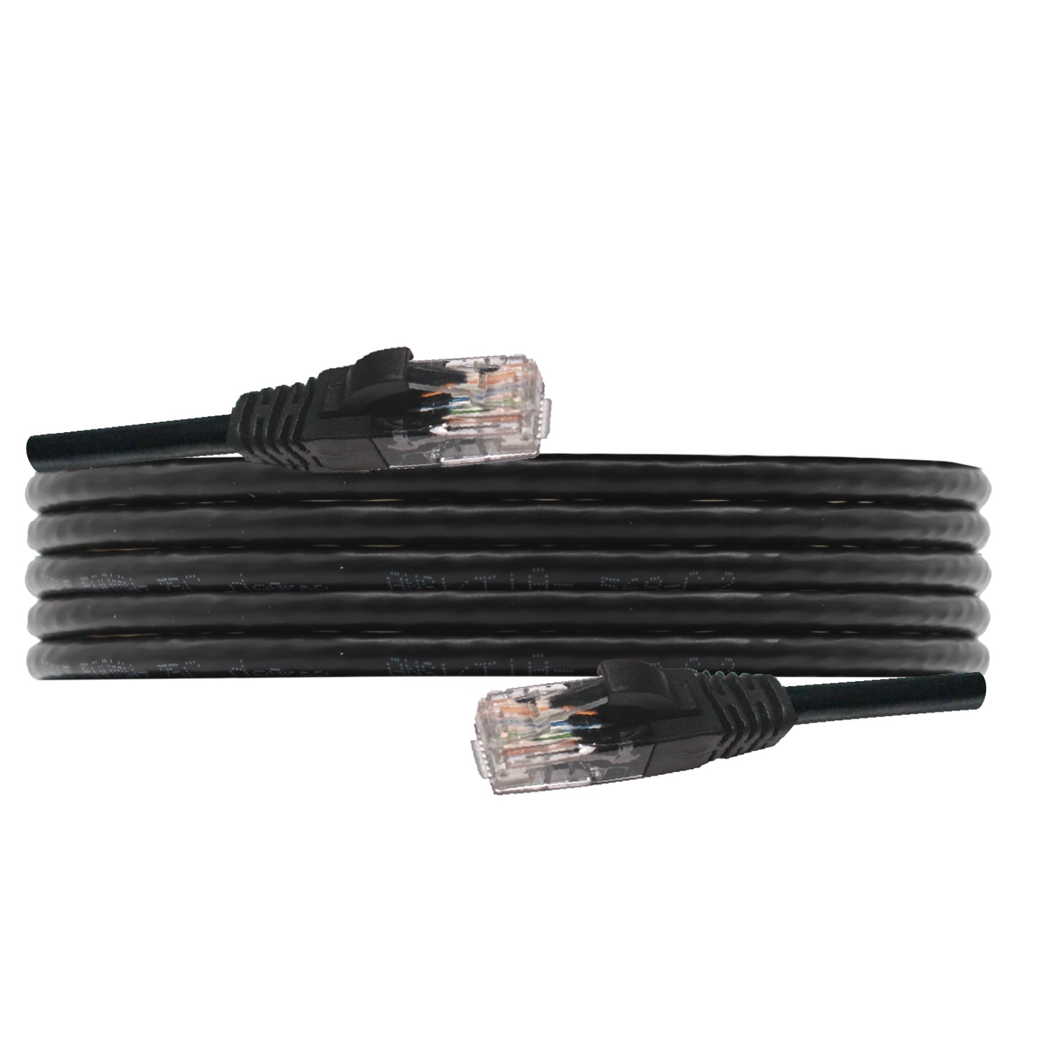 Utilitech RJ456EC7FT-BLK Ethernet-Cables - View #2