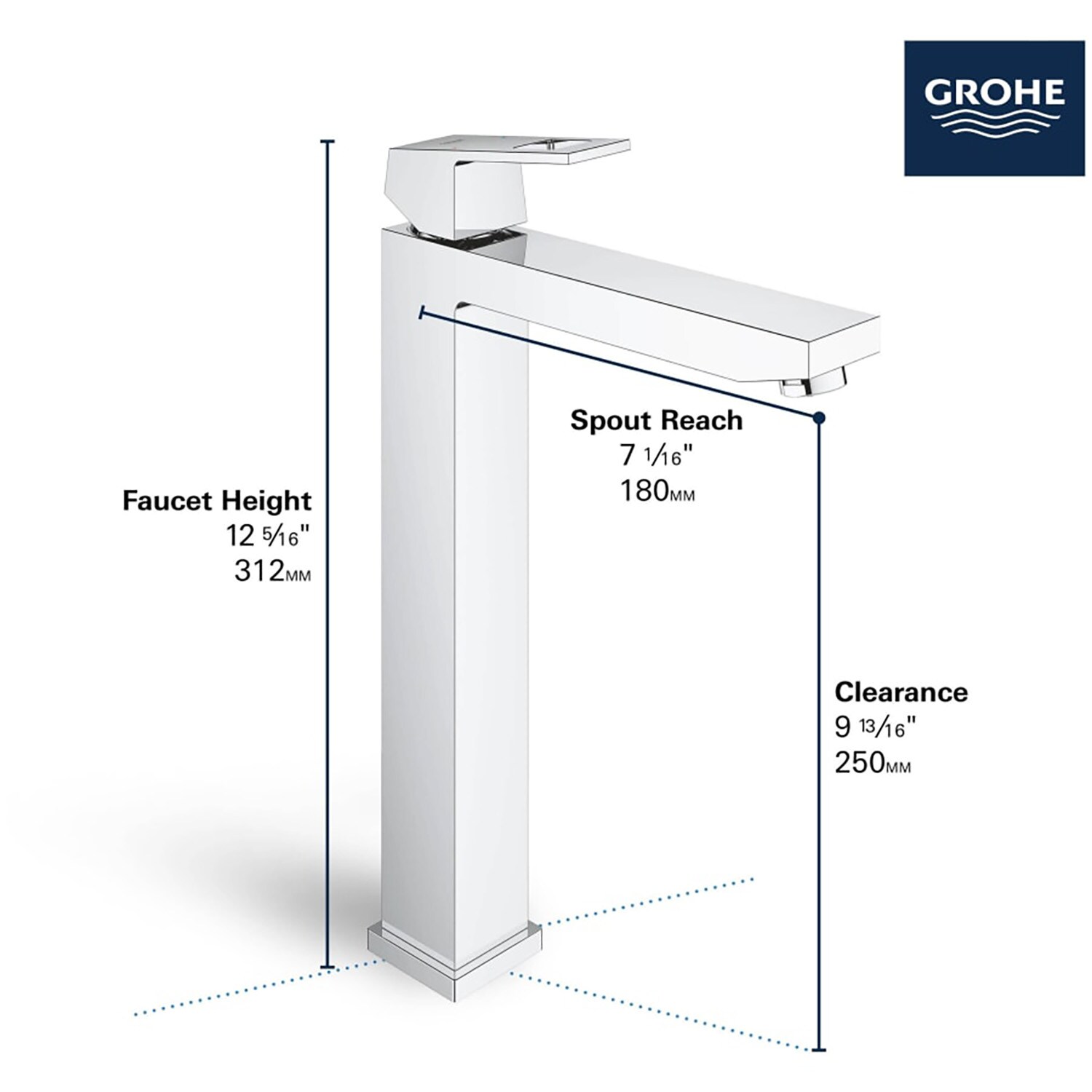 GROHE 23671000 Lavatory-Faucets - View #6