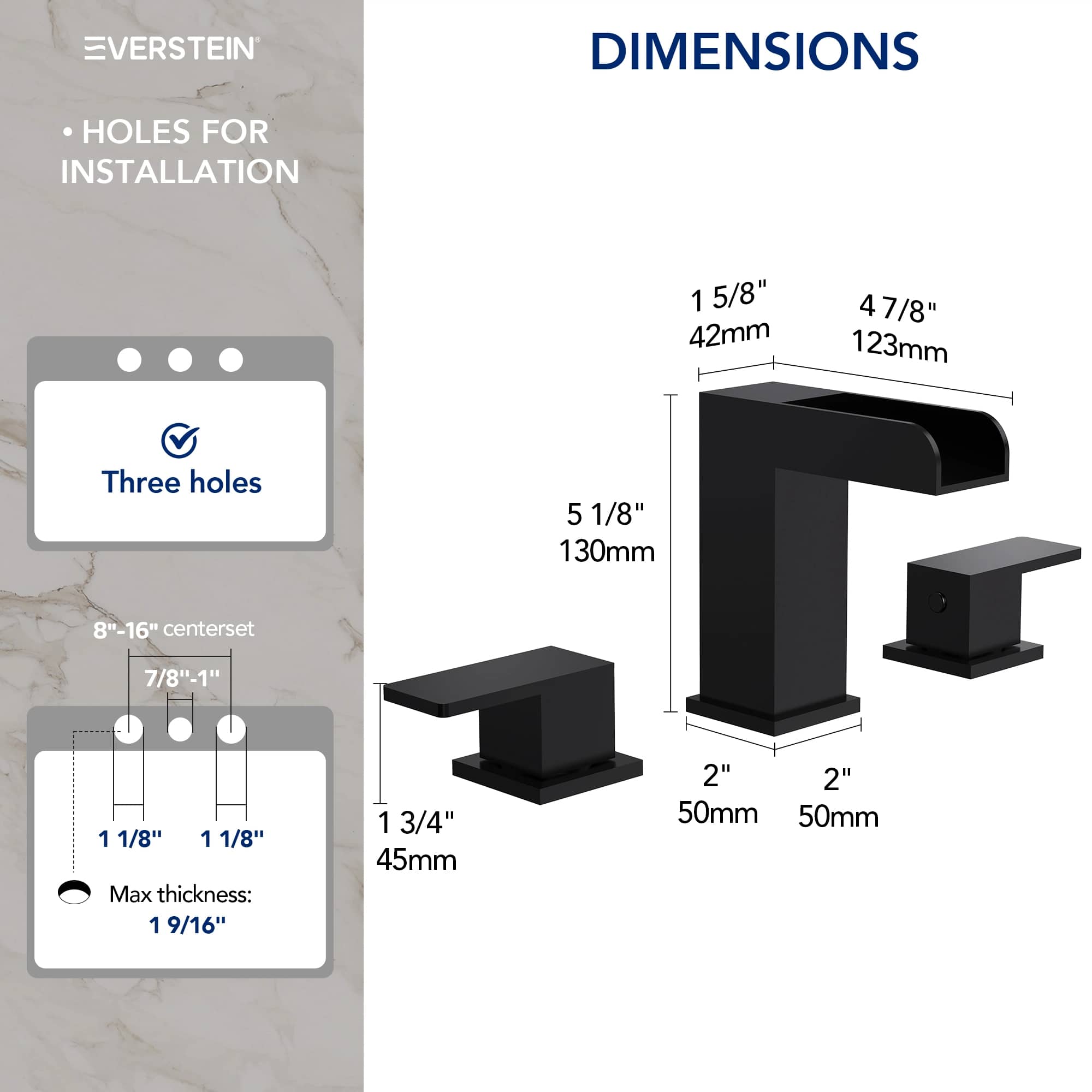 EVERSTEIN SFS-1117-BK Lavatory-Faucets - View #11