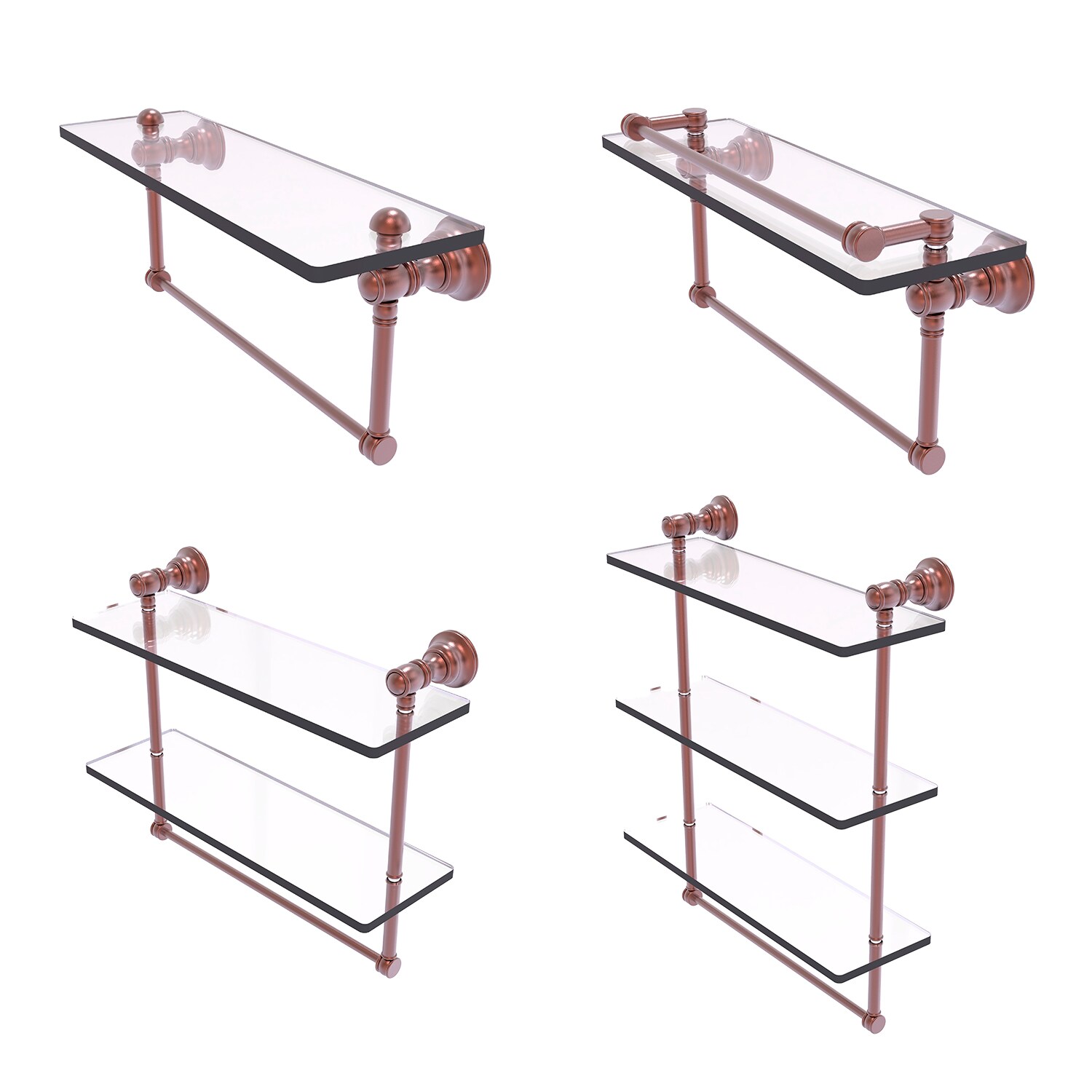 Allied Brass CL-2-16TB-CA Bathroom-Shelves - View #3