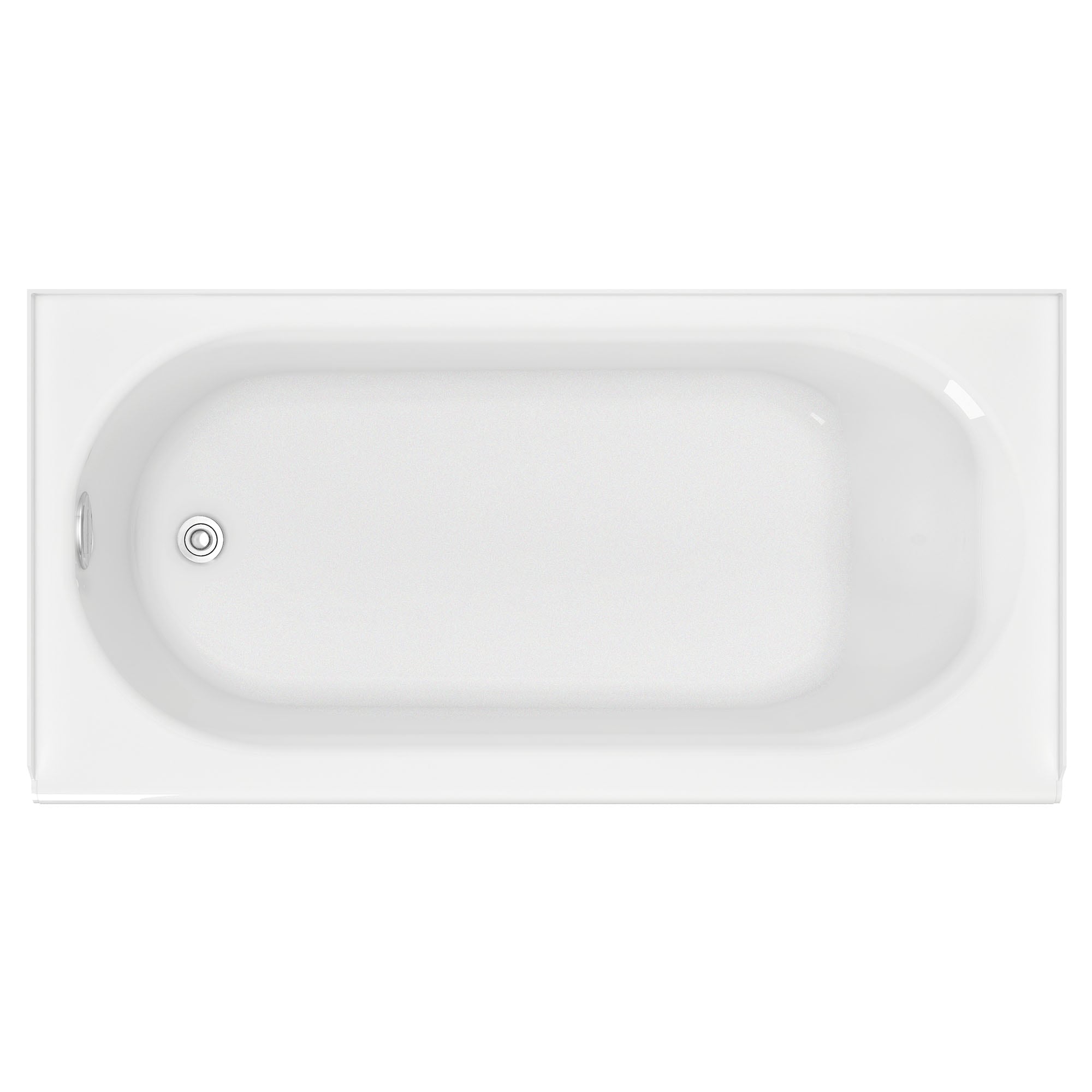 Princeton 60'' White Cast Iron Alcove Soaking Bathtub