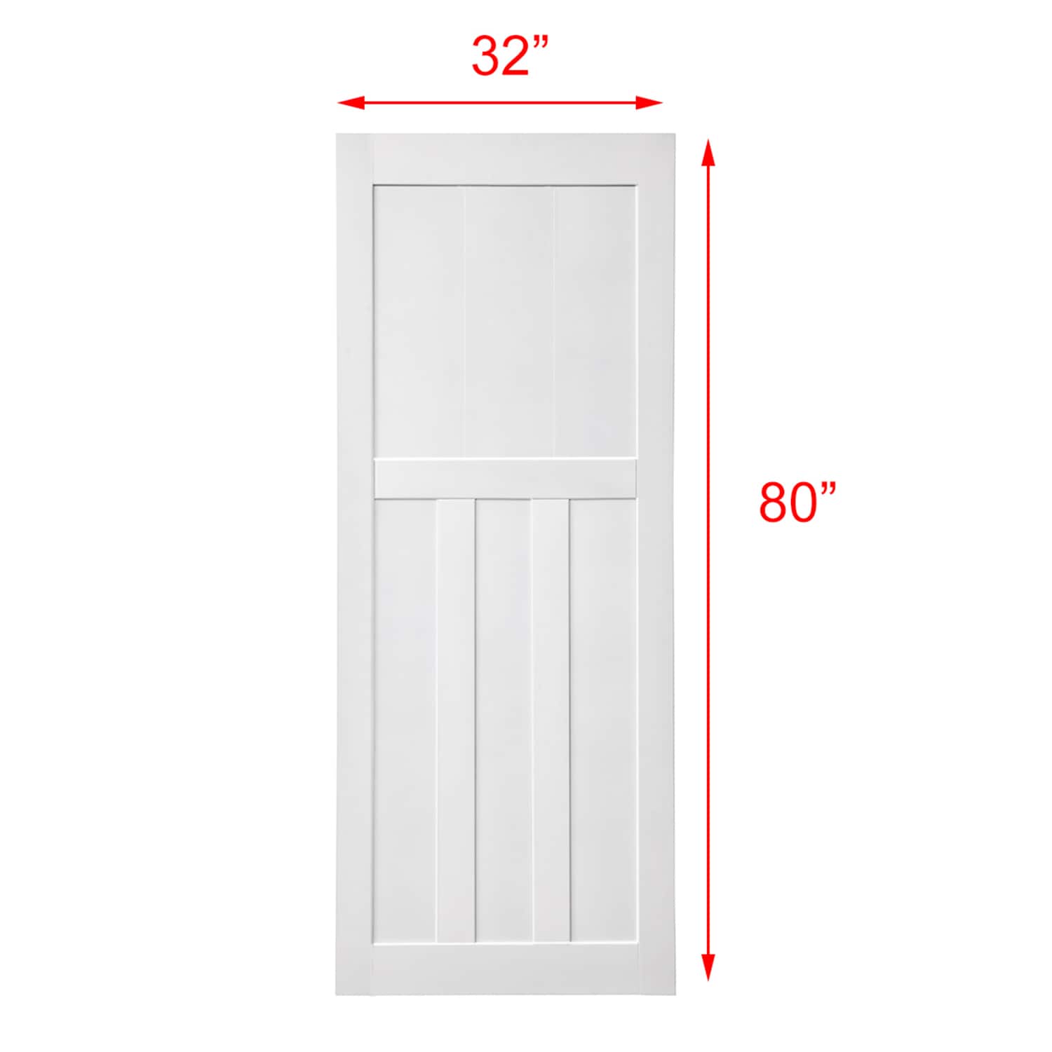 SINOFURN SYB590044WT Barn-Doors - View #12