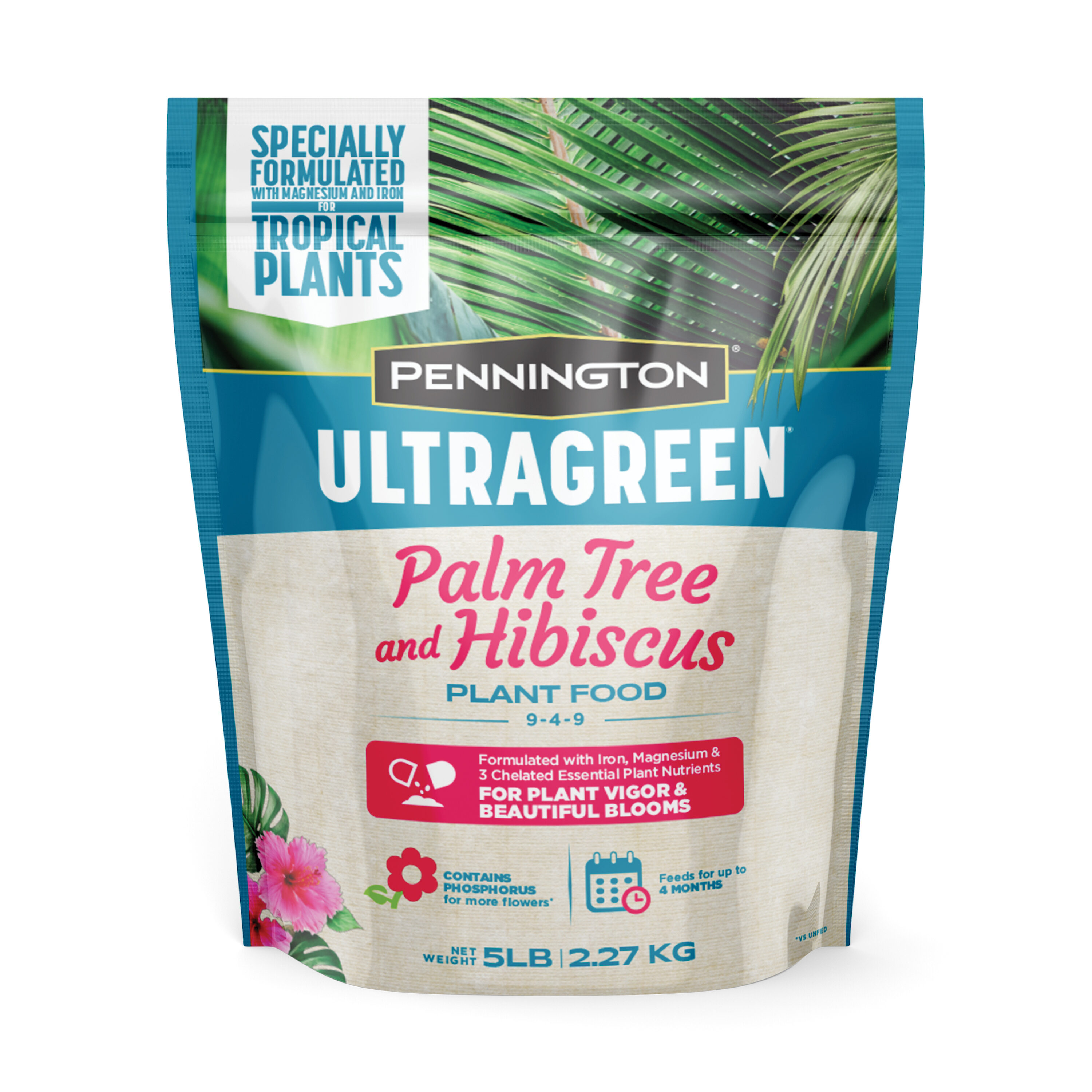 Pennington 2149601653 UltraGreen Palm and Hibiscus 5-lb 9-4-9 Palm Tree Food
