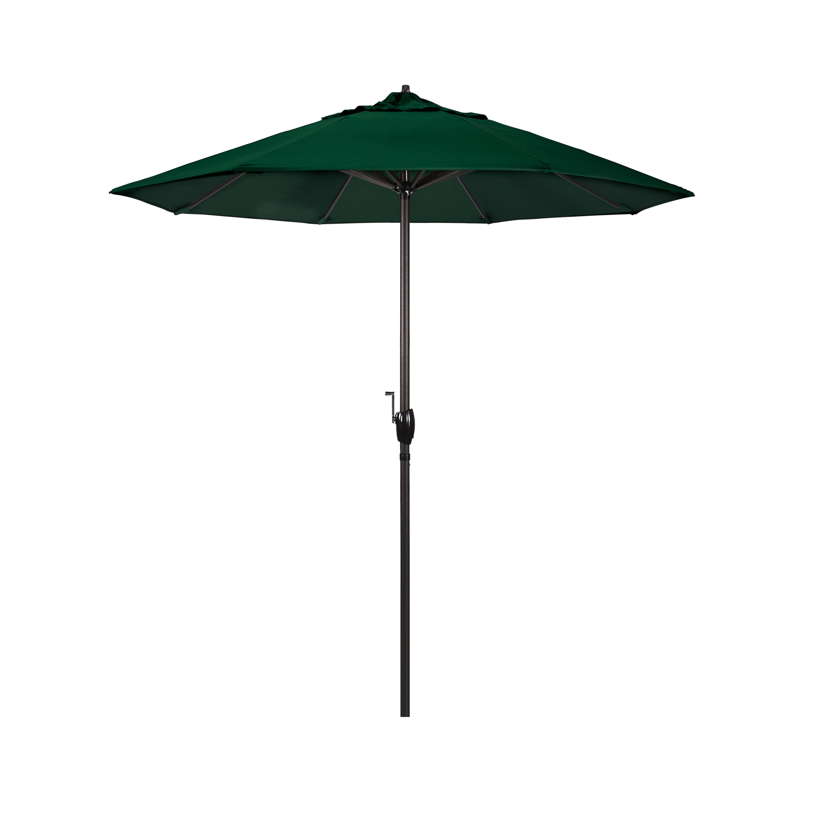California Umbrella ATA758117-5446 7.5-ft Aluminum Green Market Patio Umbrella