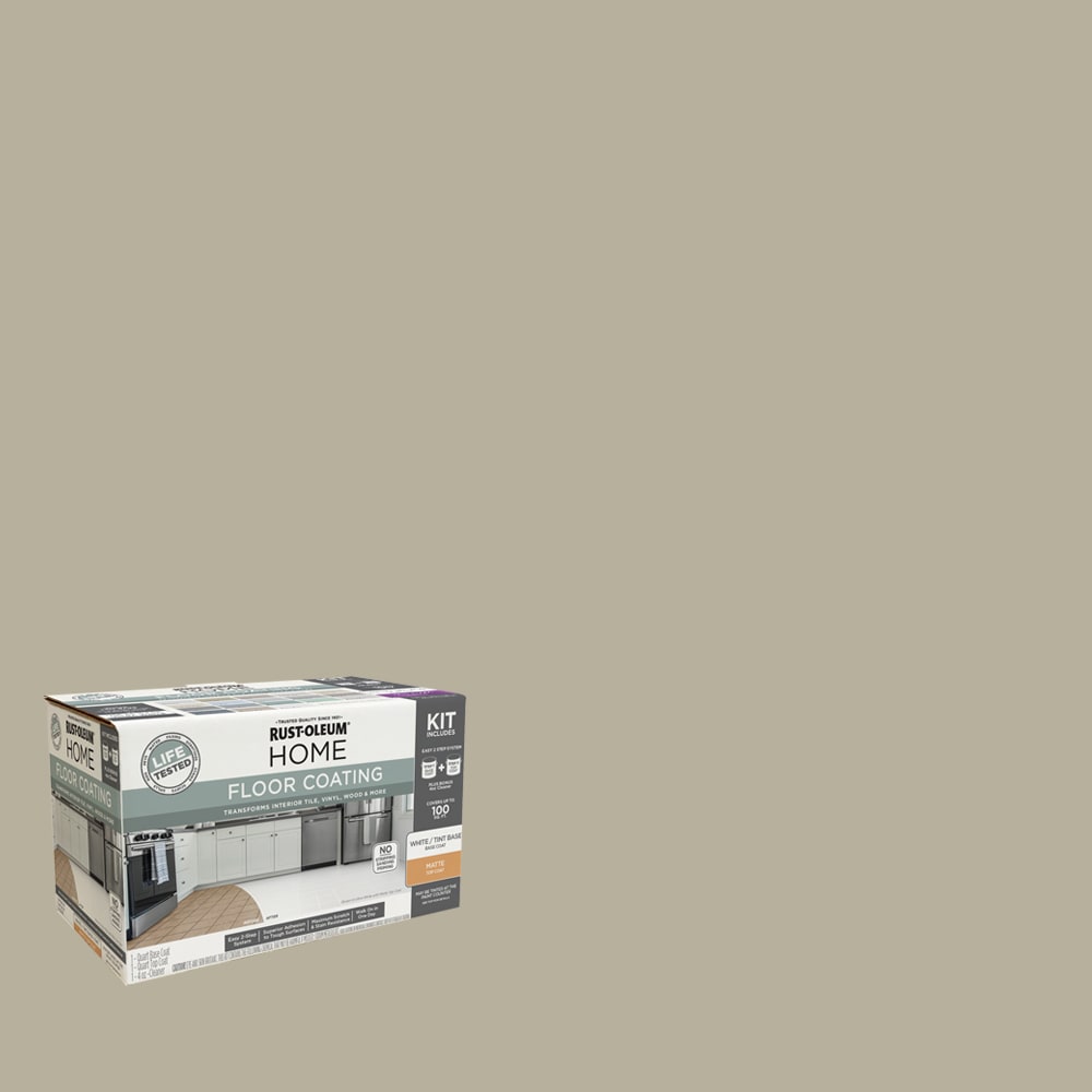 Rust-Oleum 363679T Home Floor Coating Sandstone Matte Interior Porch and Floor paint ( Kit )