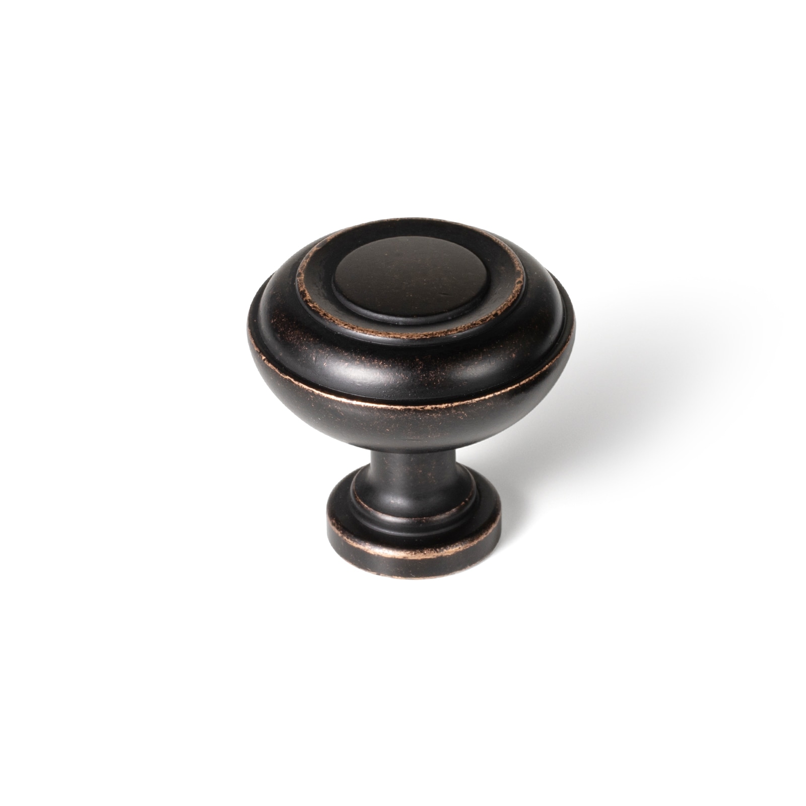 Miaokesen 2232AGT-DK 1-1/4-in Antique Oil Rubbed Bronze Mushroom Classic Cabinet Knob 6 -Pack