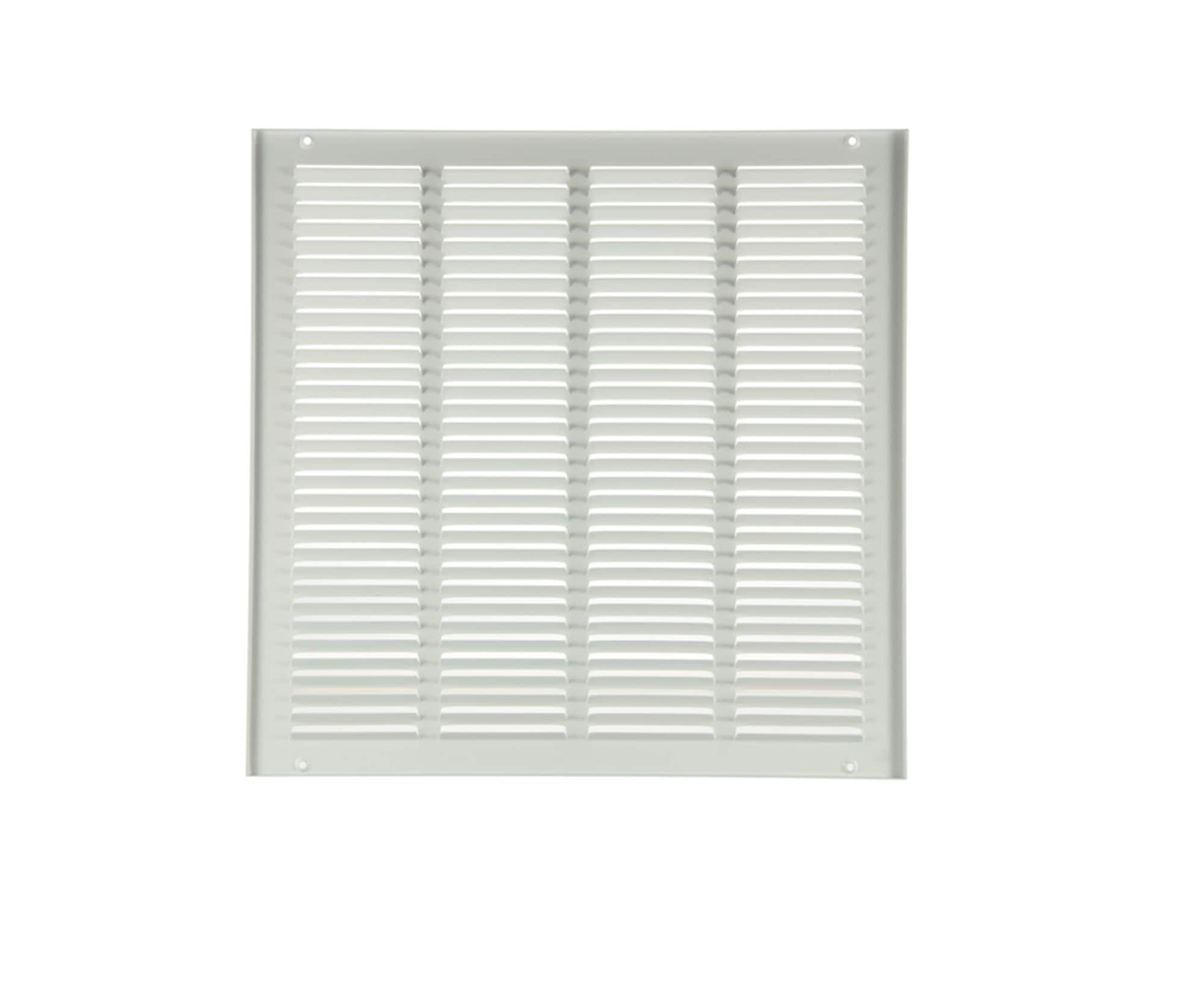 RELIABILT 20-in x 20-in Steel White Sidewall/Ceiling Return Air Grille ...