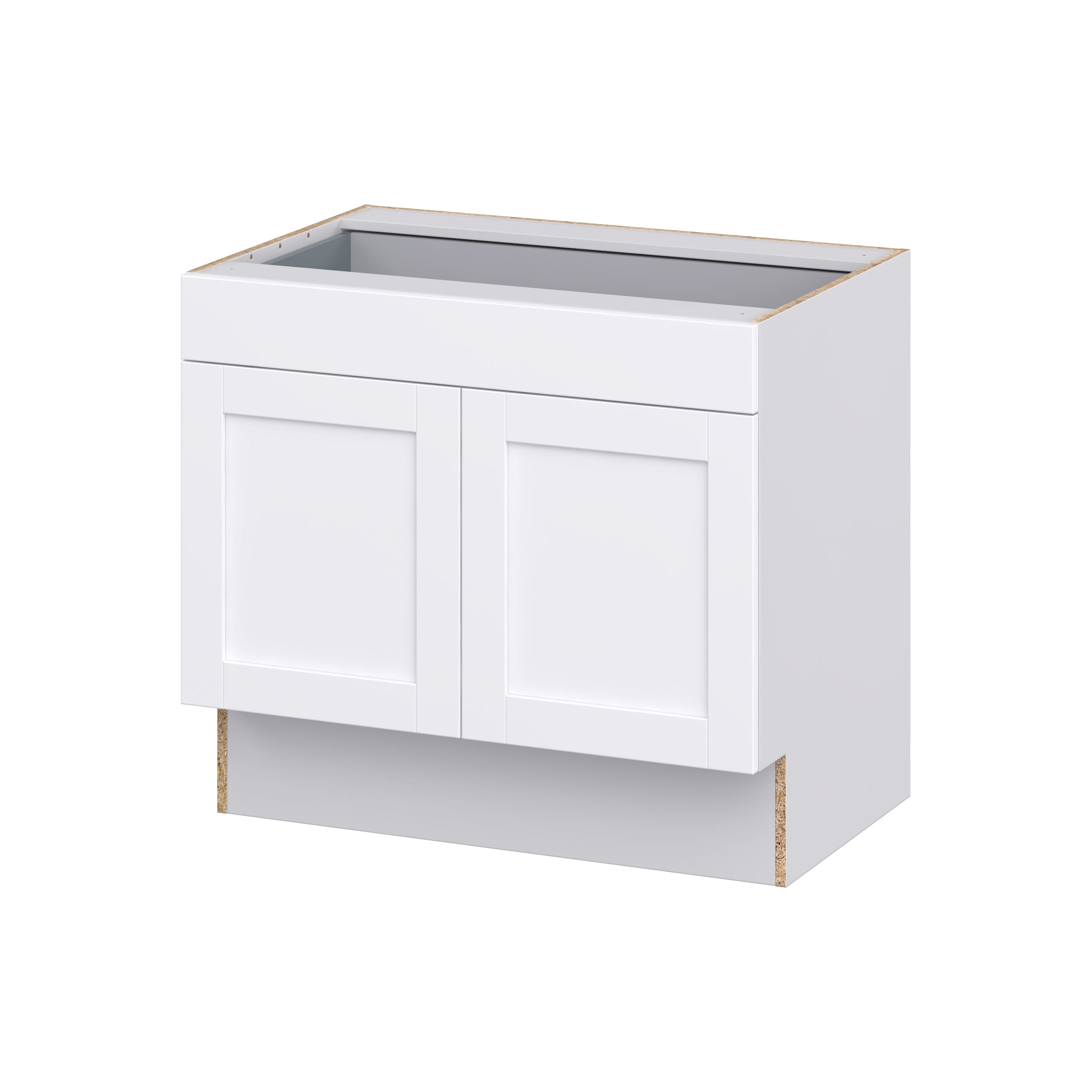 Rosemont 36-in W x 32.5-in H x 25-in D Glacier White 1-Drawer Base Fully Assembled Cabinet (Recessed Panel Style) | - Hugo&Borg DSB36ADA-RM