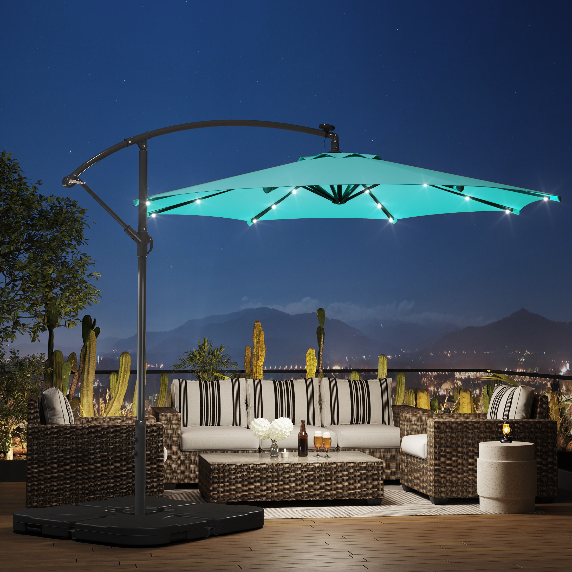 Westin Furniture OS3002-TQ Umbrellas-2 - View #2