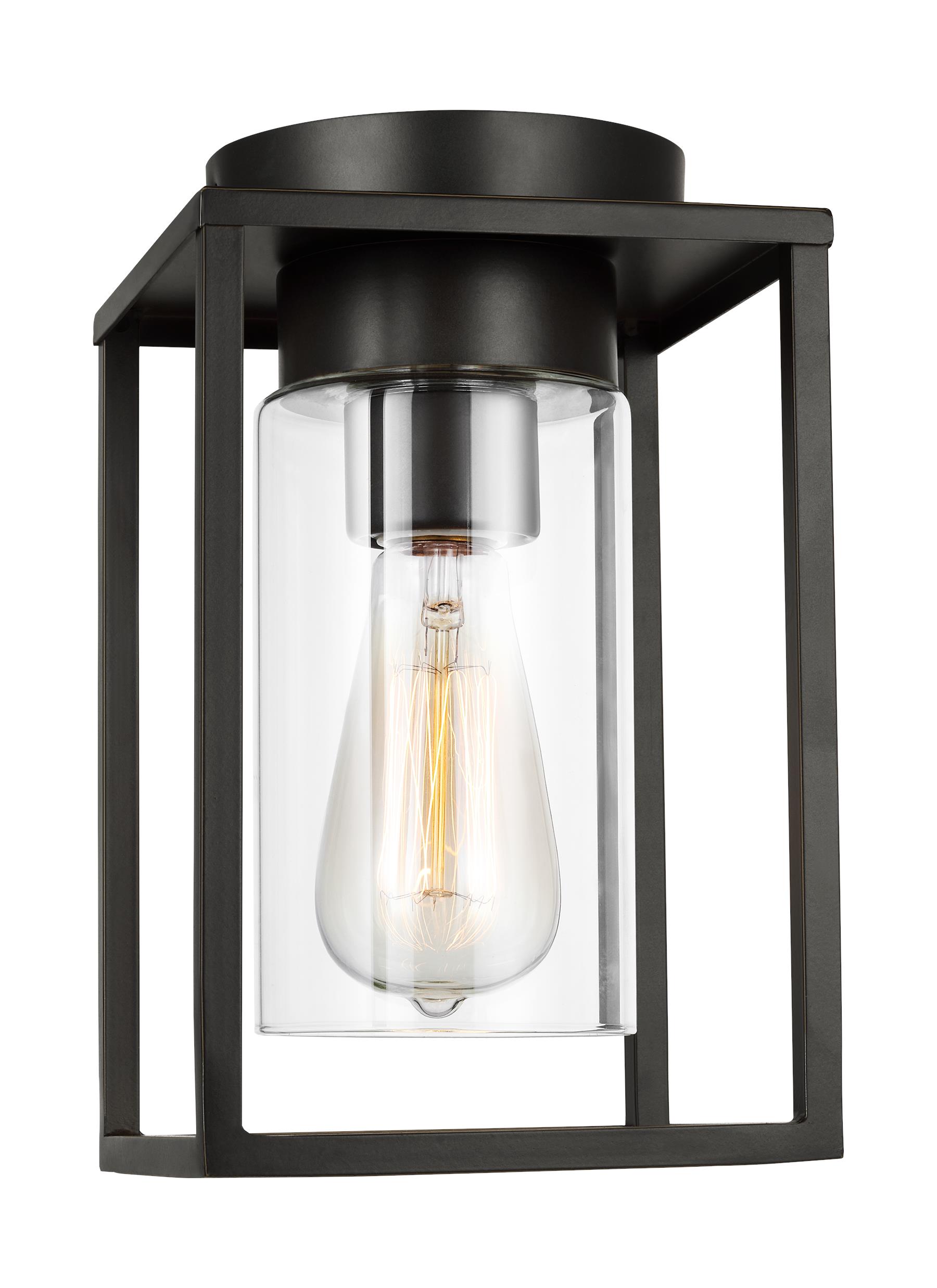 Generation Lighting 7831101-71 Vado 1 -Light 10-in H Polished Bronze Hardwired Outdoor Wall Light