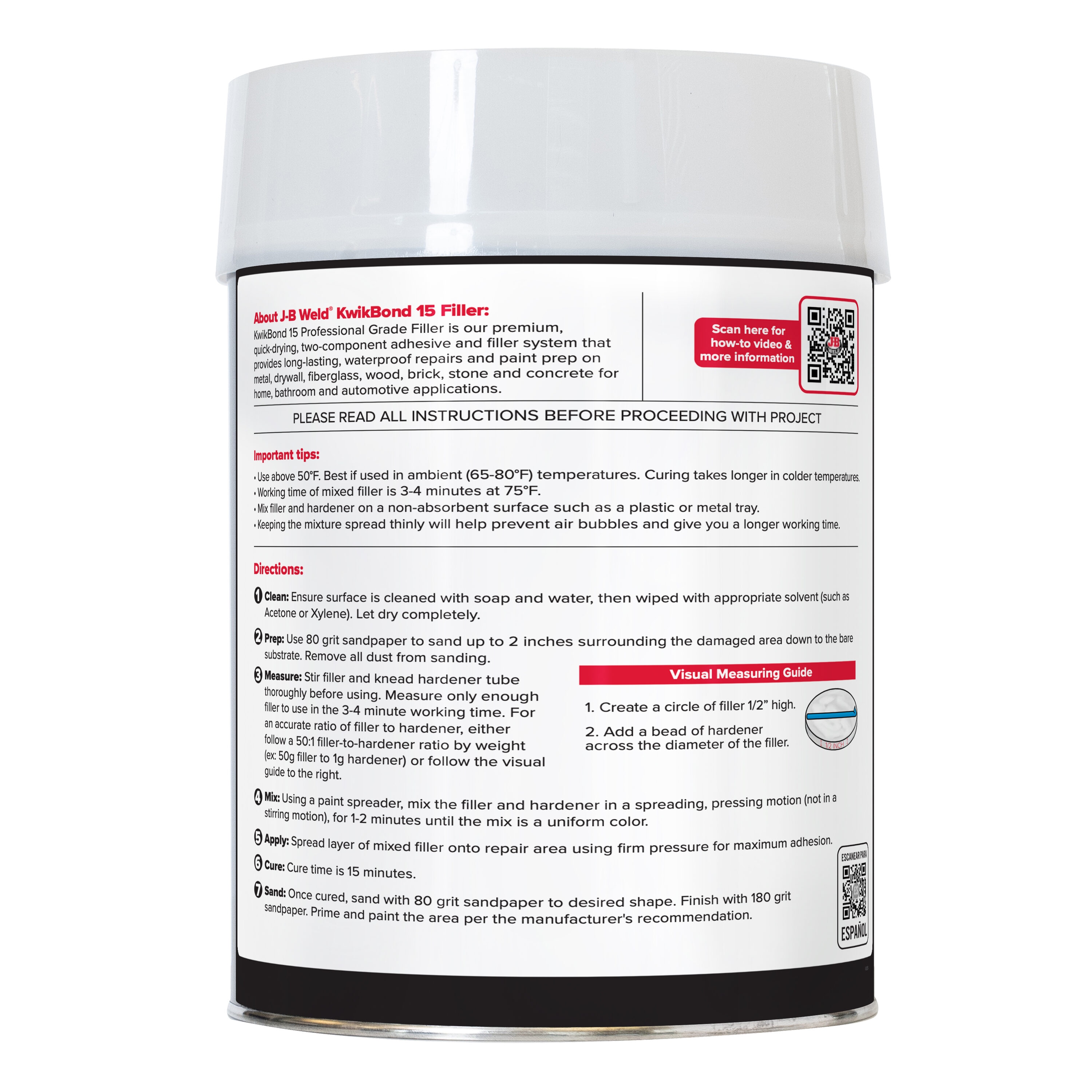 J-B WELD 40254 Spackling-And-Patching-Compound - View #2