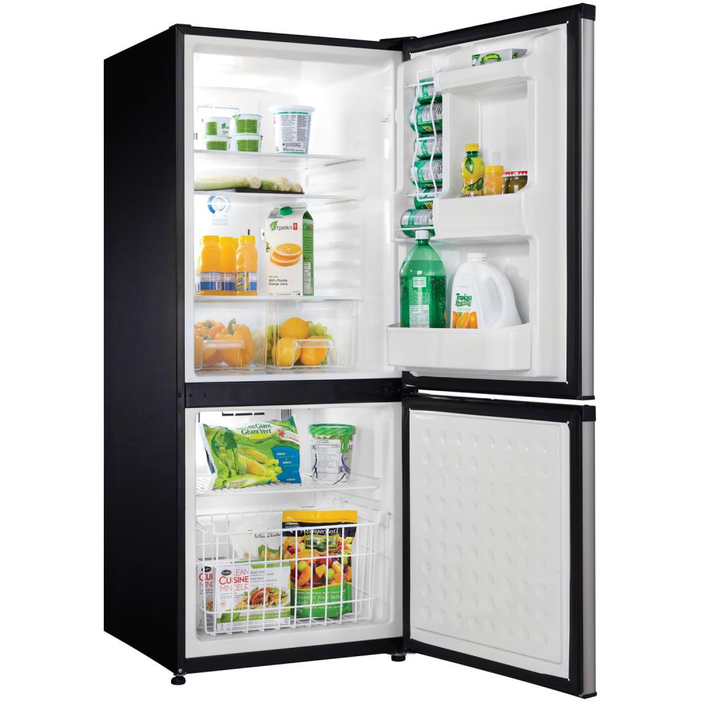 Danby 9.2-cu ft Bottom-Freezer Refrigerator (Spotless Steel) ENERGY ...