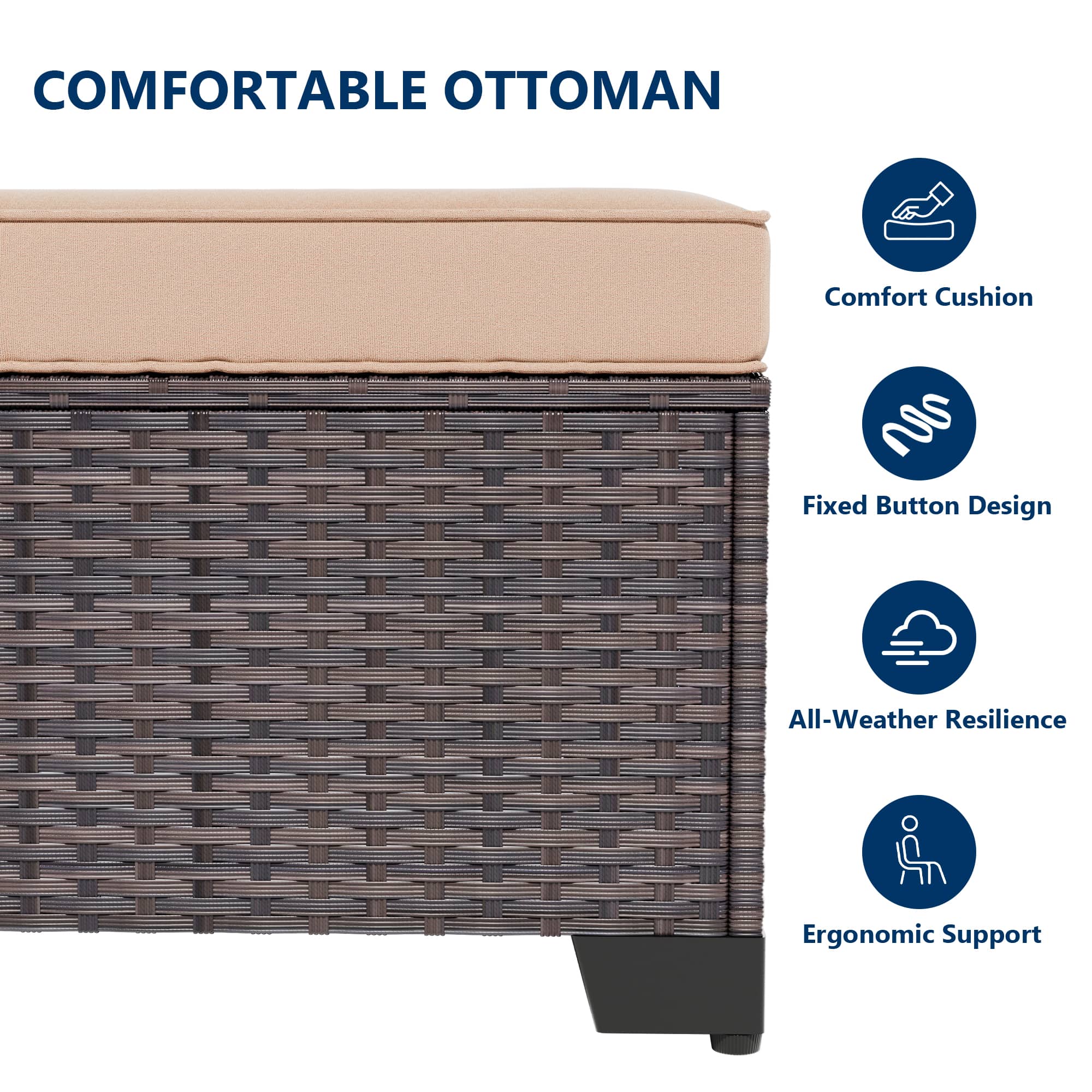Haxvin HX-OTTOMAN-SD Stools-Ottomans - View #3