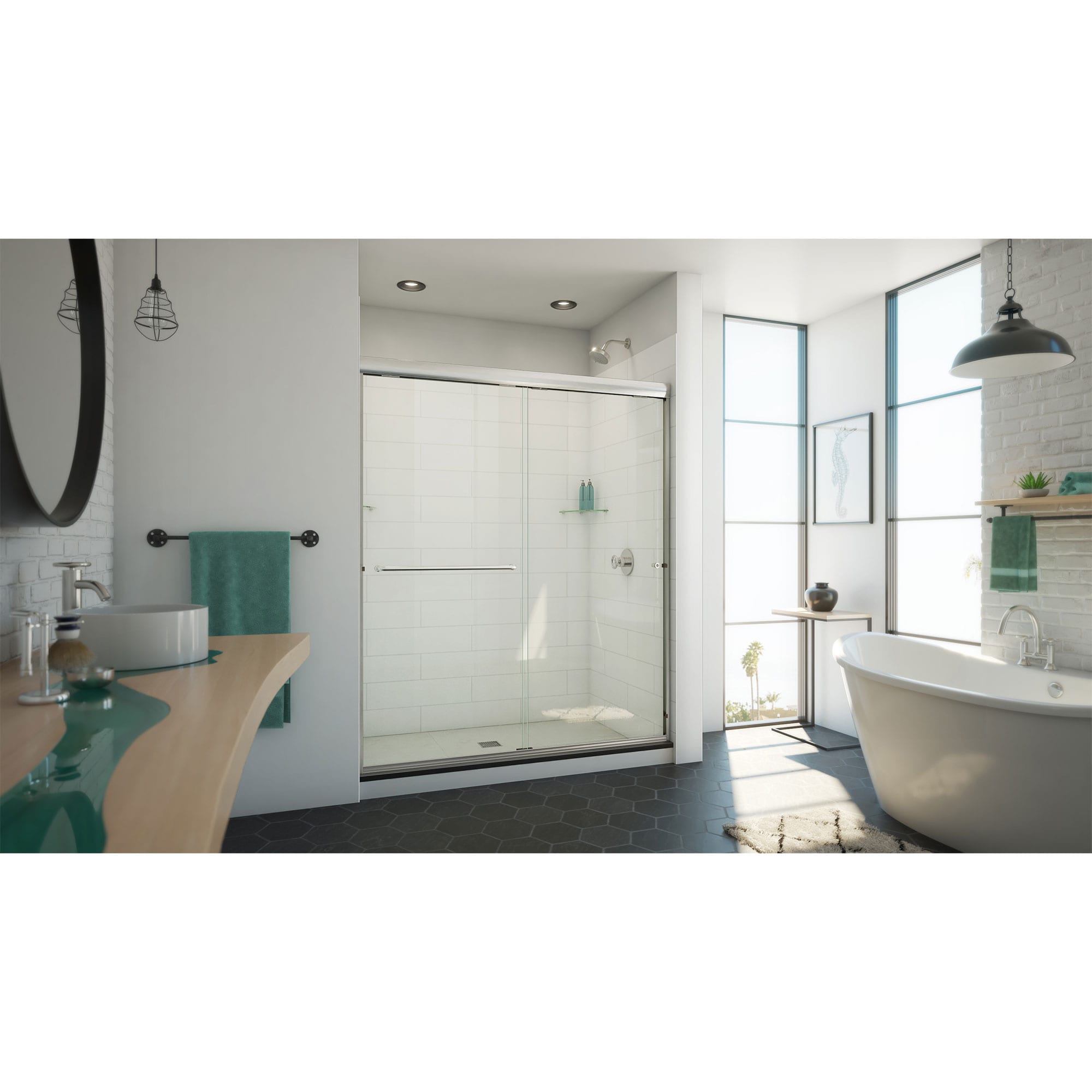 DreamLine SDAM60W700VXX04 Shower-Doors - View #2