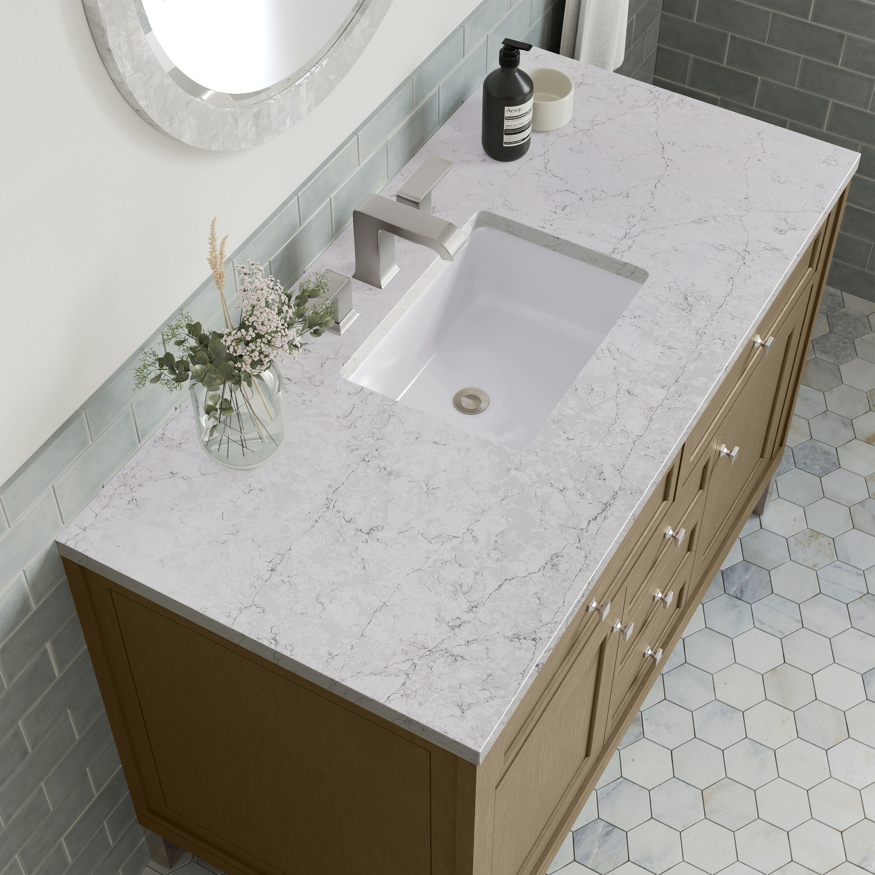 James Martin Vanities 503-V48-WLW-3EJP Bath-Vanity-Combo - View #9