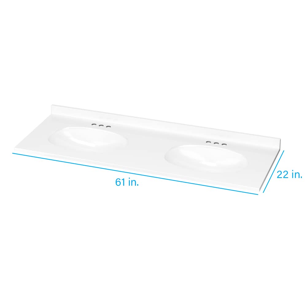 Project Source MP261D-3 Vanity-Tops - View #2
