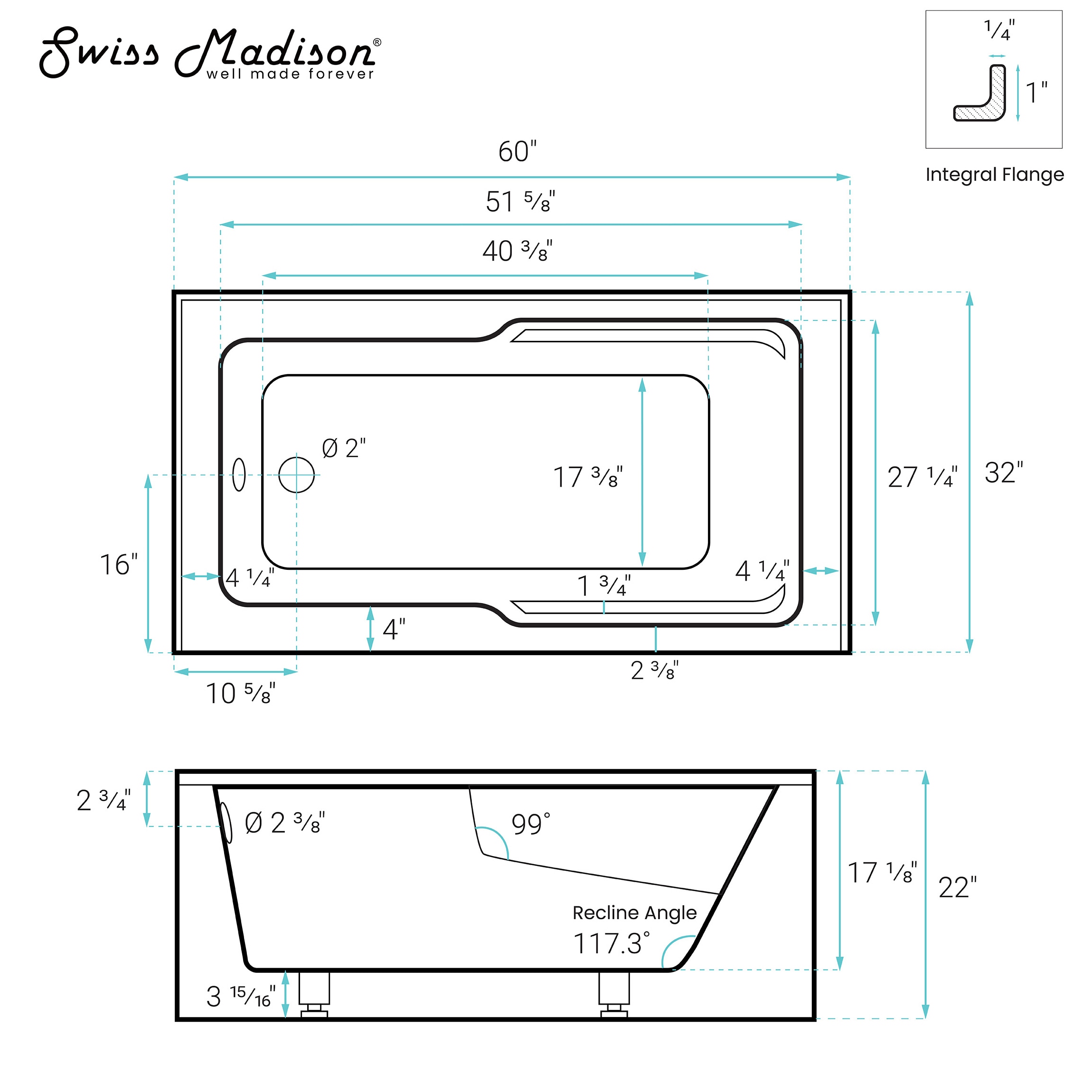 Swiss Madison SM-25-ABREI06WH bathtubs - View #8