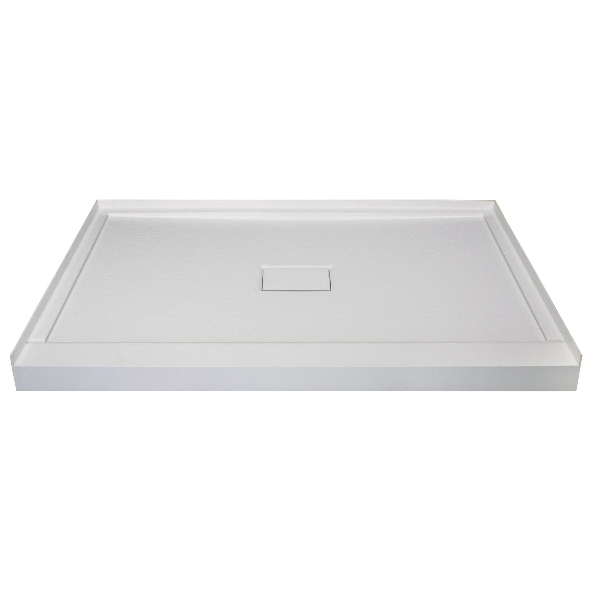 Solid surface Gray Shower Pans at