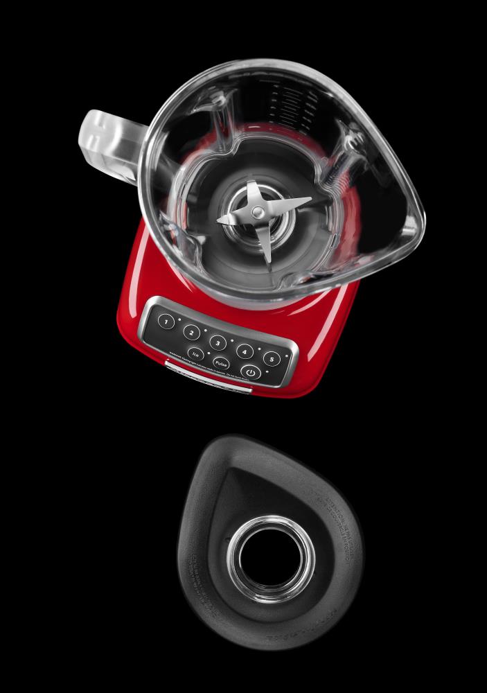KitchenAid 60-oz Empire Red 550-Watt Pulse Control Blender at